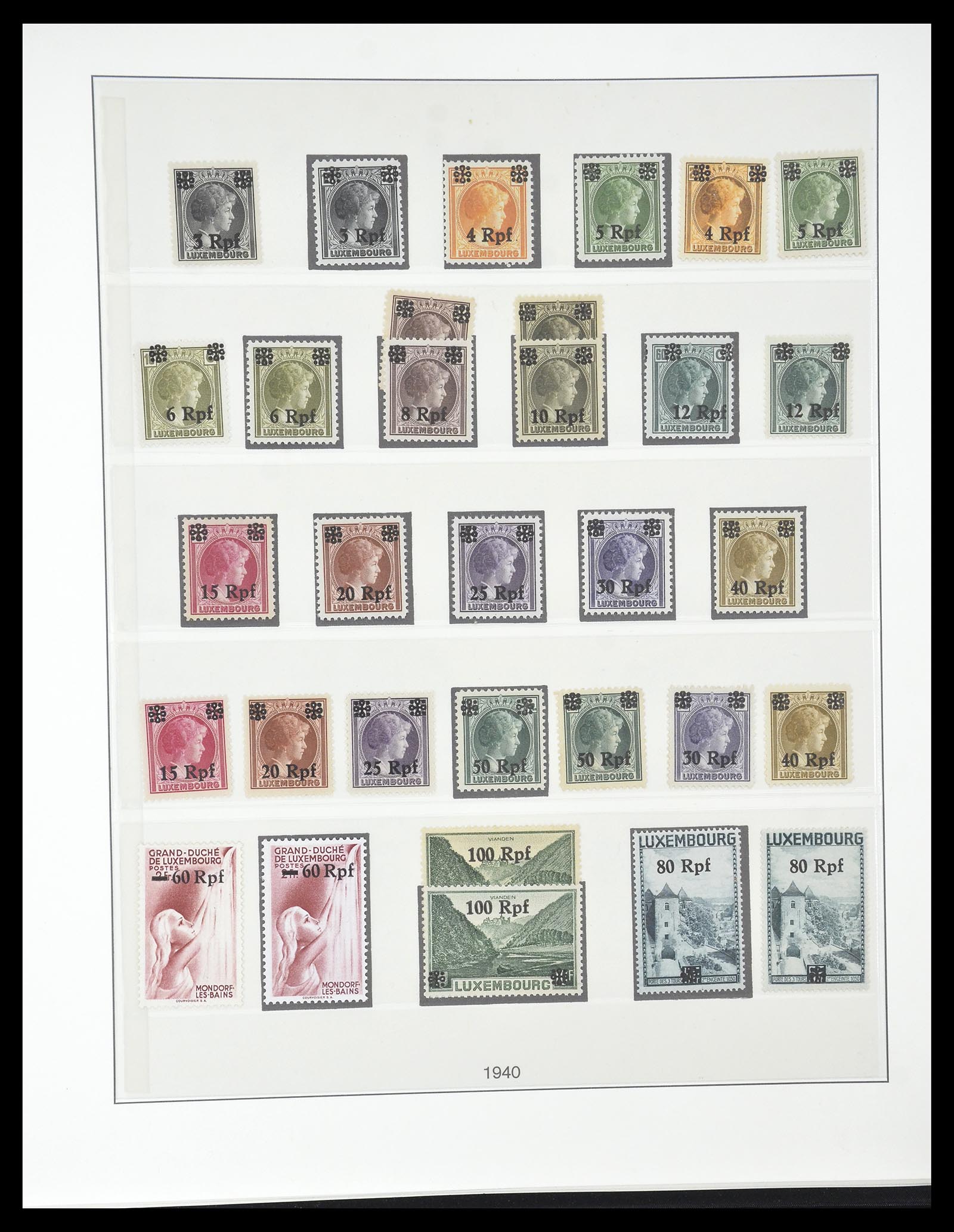 34620 037 - Postzegelverzameling 34620 Luxemburg 1906-2010.