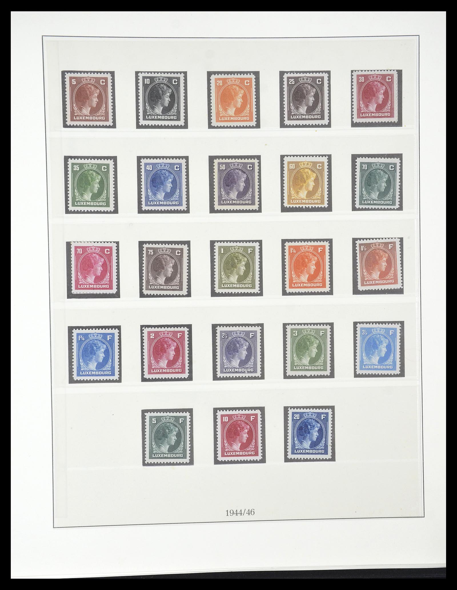 34620 038 - Postzegelverzameling 34620 Luxemburg 1906-2010.
