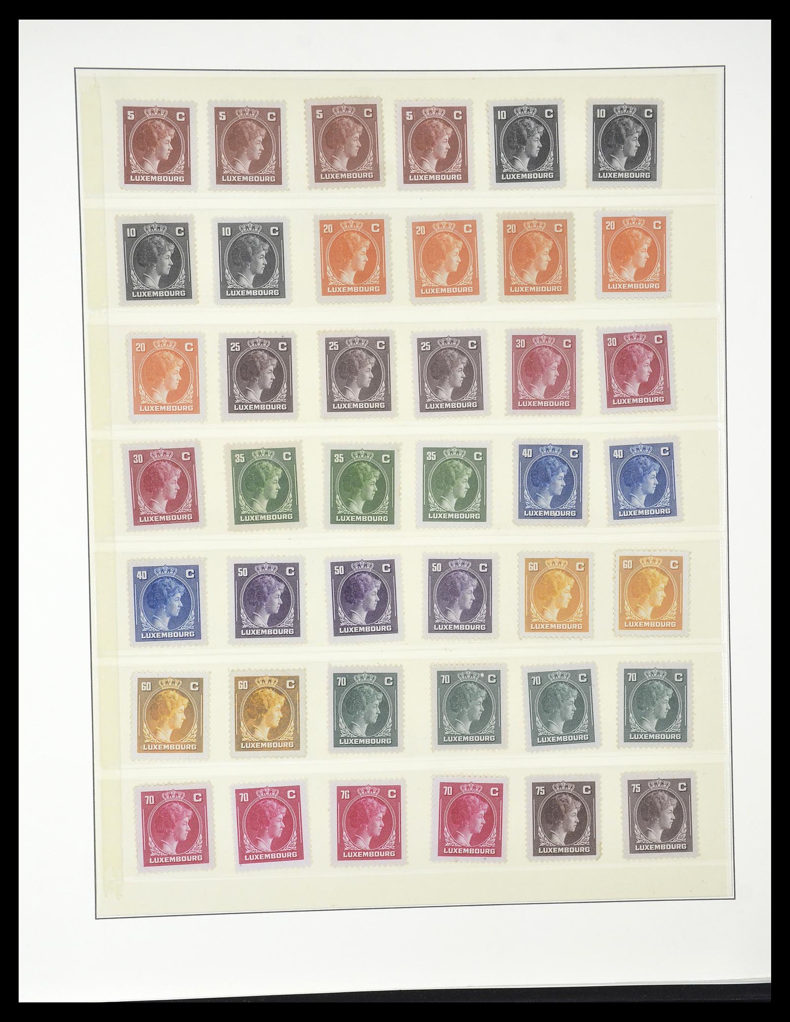 34620 039 - Postzegelverzameling 34620 Luxemburg 1906-2010.