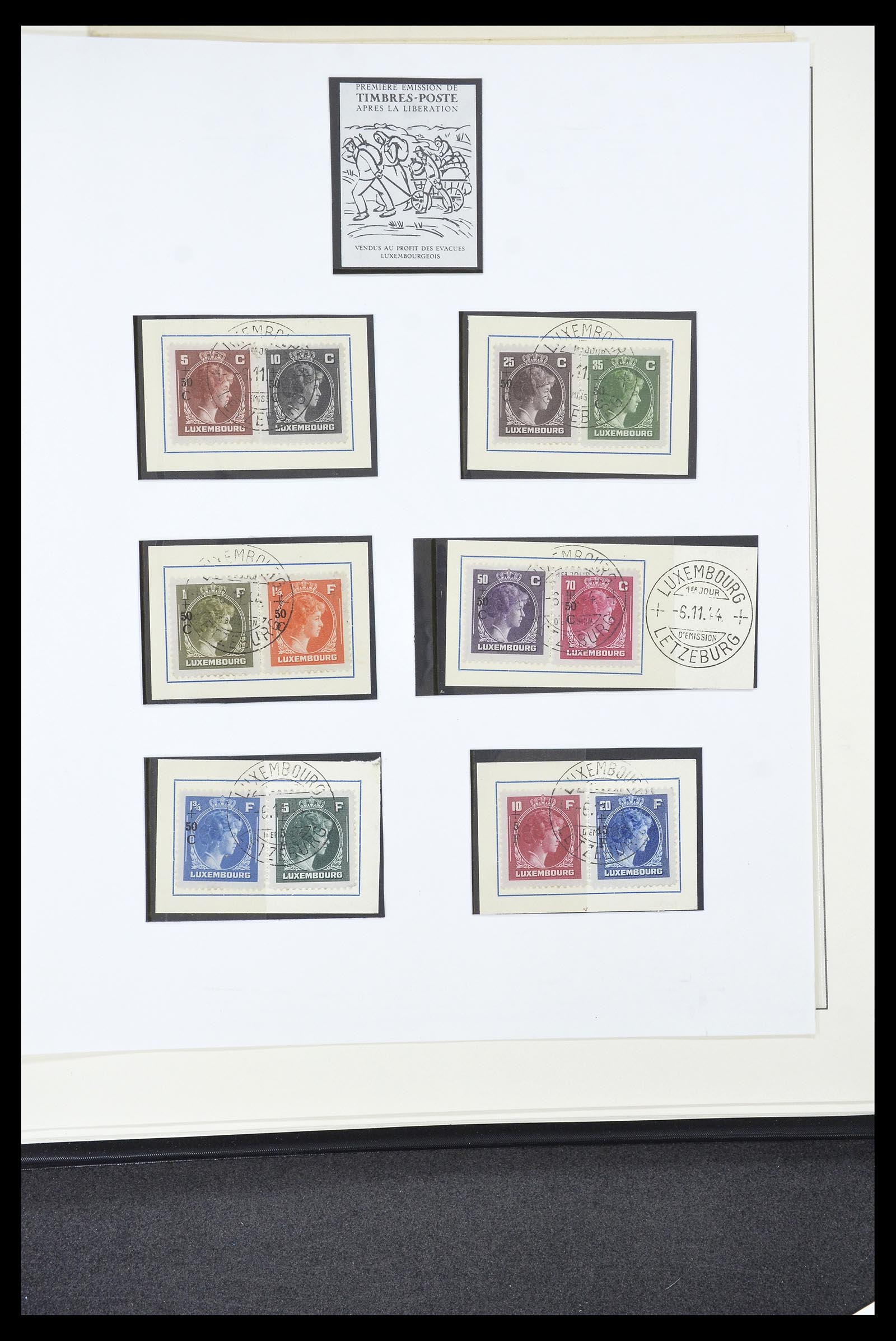 34620 042 - Postzegelverzameling 34620 Luxemburg 1906-2010.