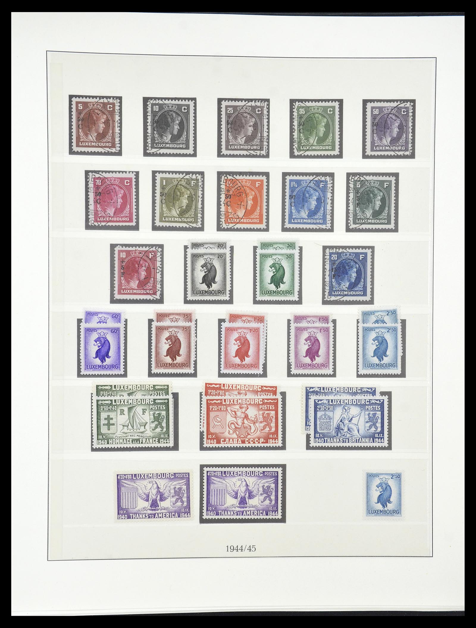 34620 045 - Postzegelverzameling 34620 Luxemburg 1906-2010.