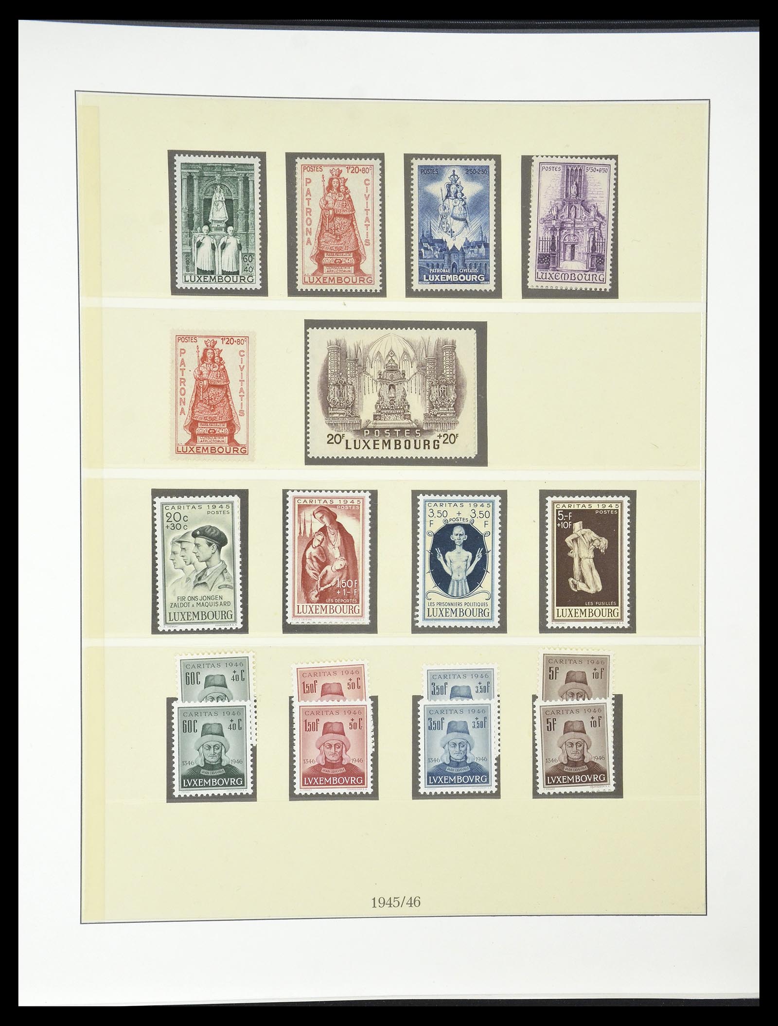 34620 046 - Postzegelverzameling 34620 Luxemburg 1906-2010.