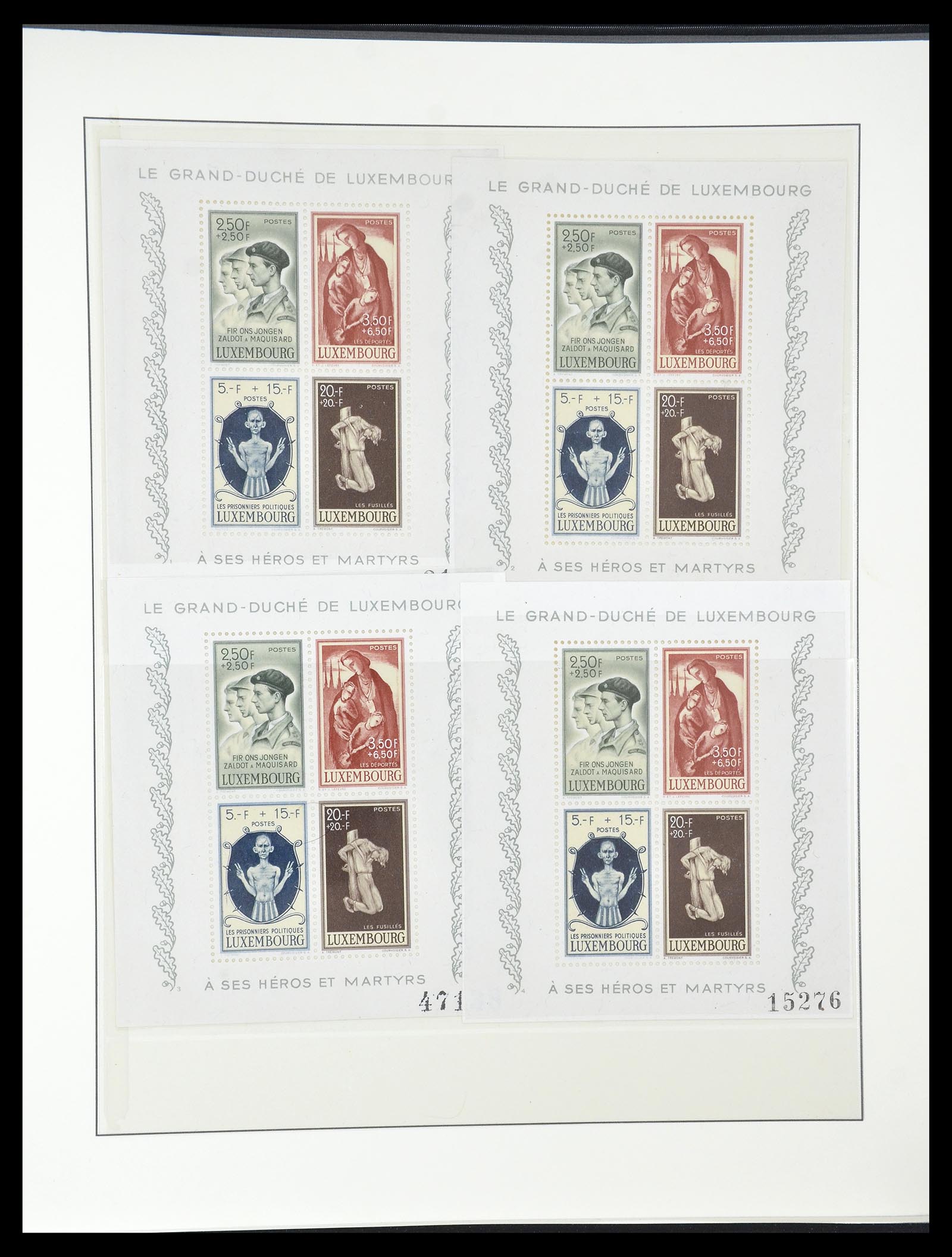 34620 047 - Postzegelverzameling 34620 Luxemburg 1906-2010.