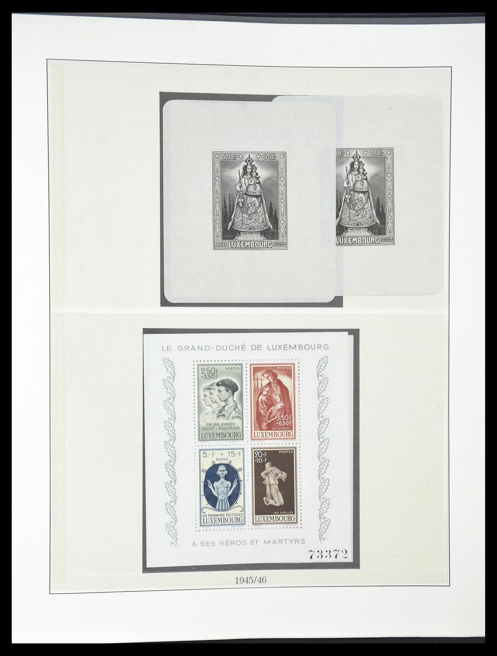 34620 050 - Postzegelverzameling 34620 Luxemburg 1906-2010.