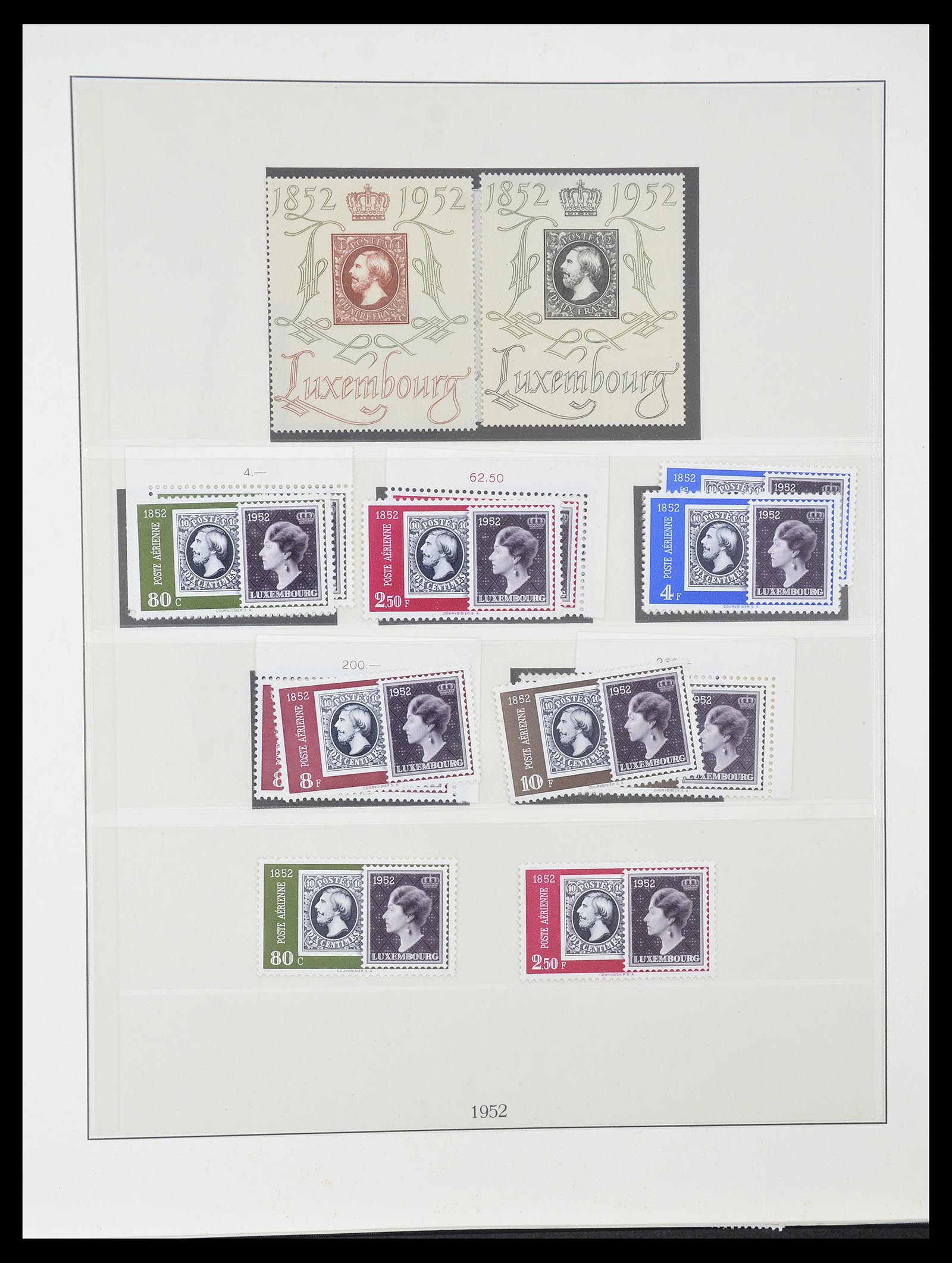 34620 053 - Postzegelverzameling 34620 Luxemburg 1906-2010.