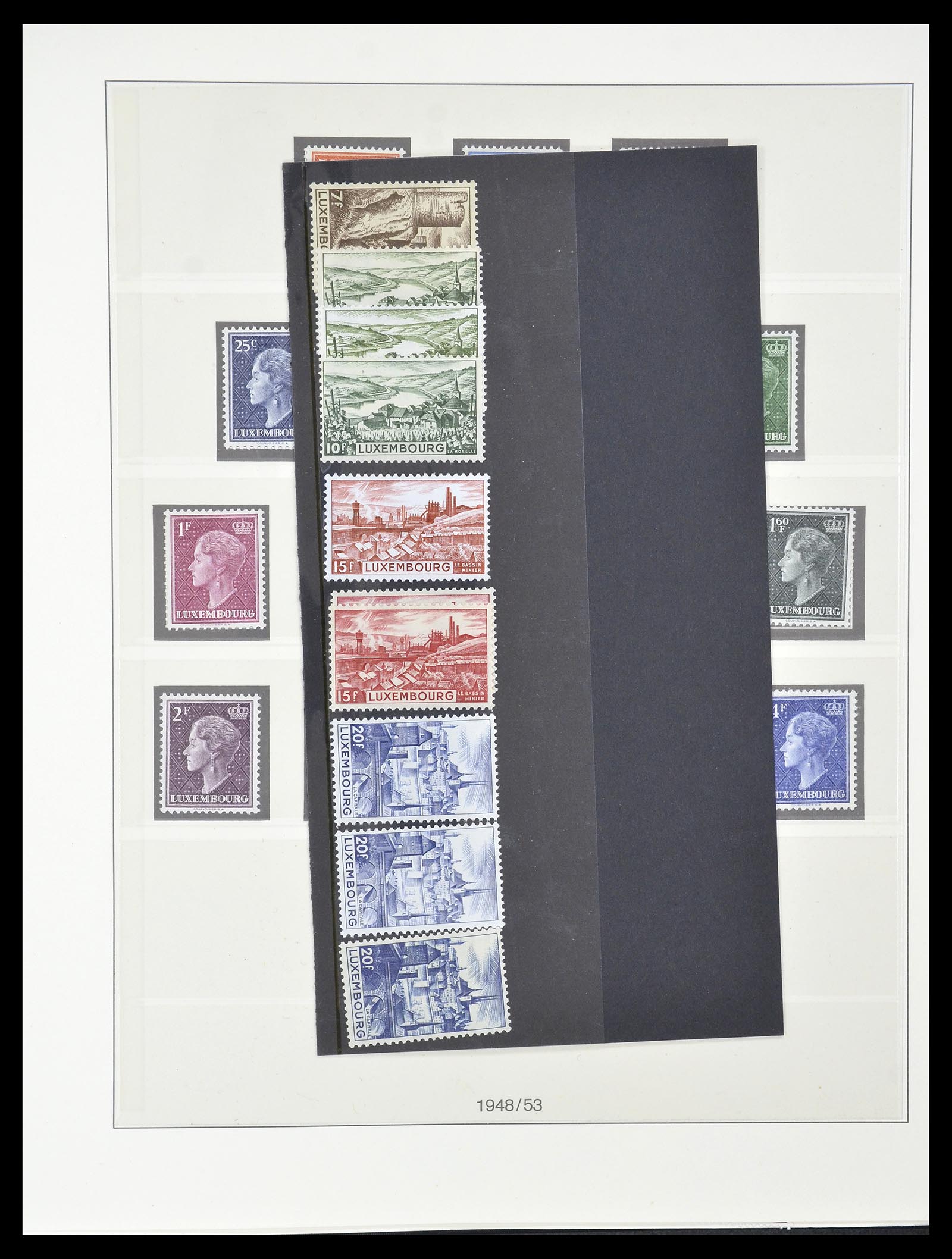 34620 057 - Postzegelverzameling 34620 Luxemburg 1906-2010.