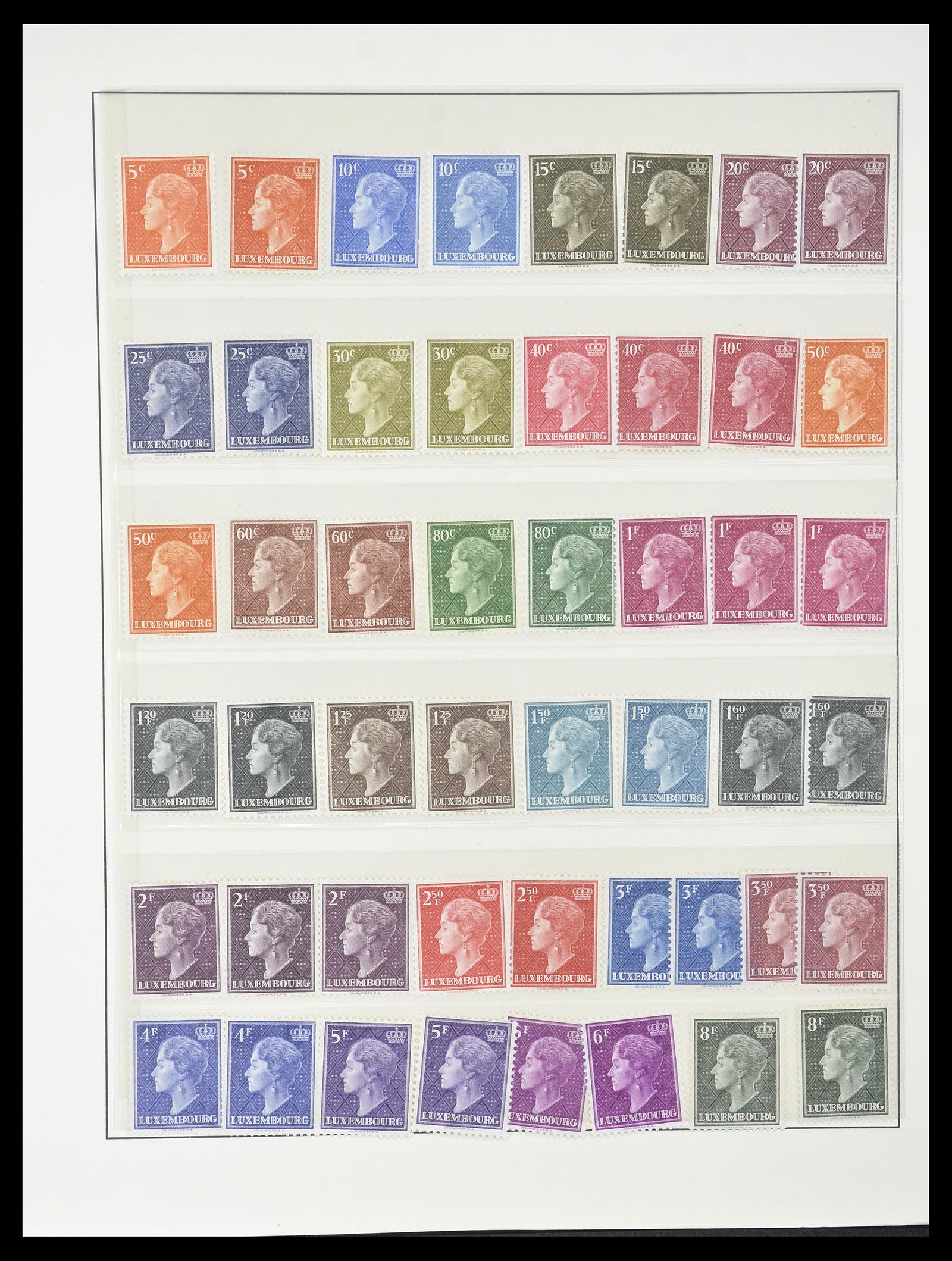 34620 059 - Postzegelverzameling 34620 Luxemburg 1906-2010.
