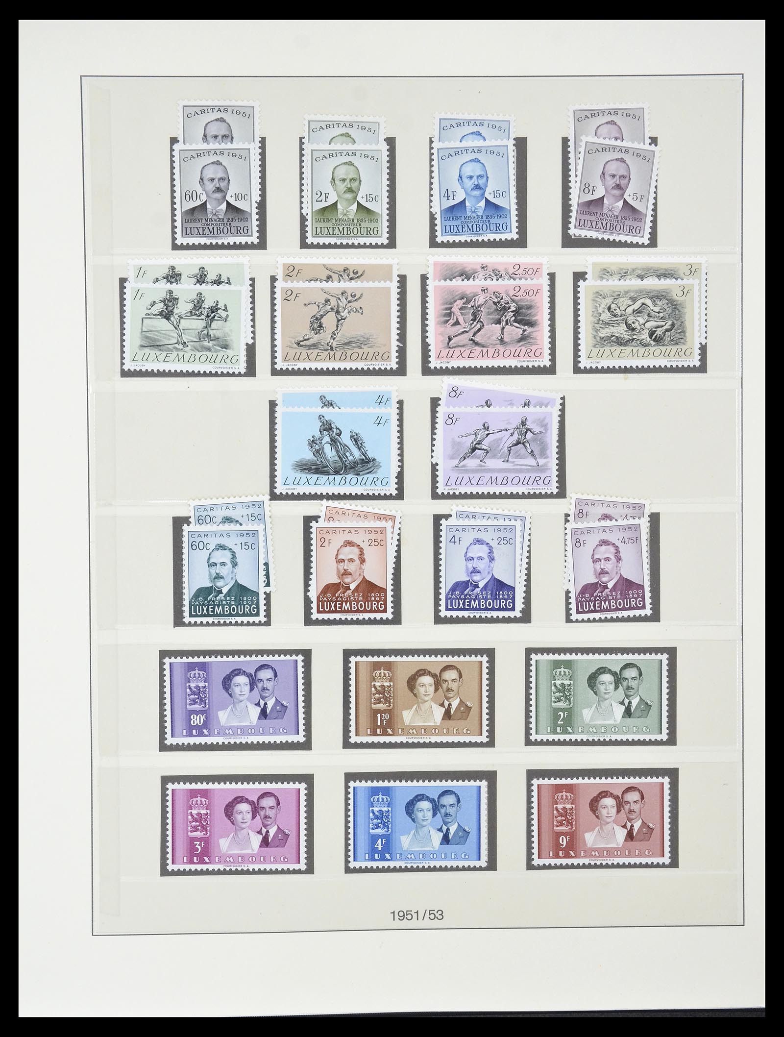 34620 061 - Postzegelverzameling 34620 Luxemburg 1906-2010.