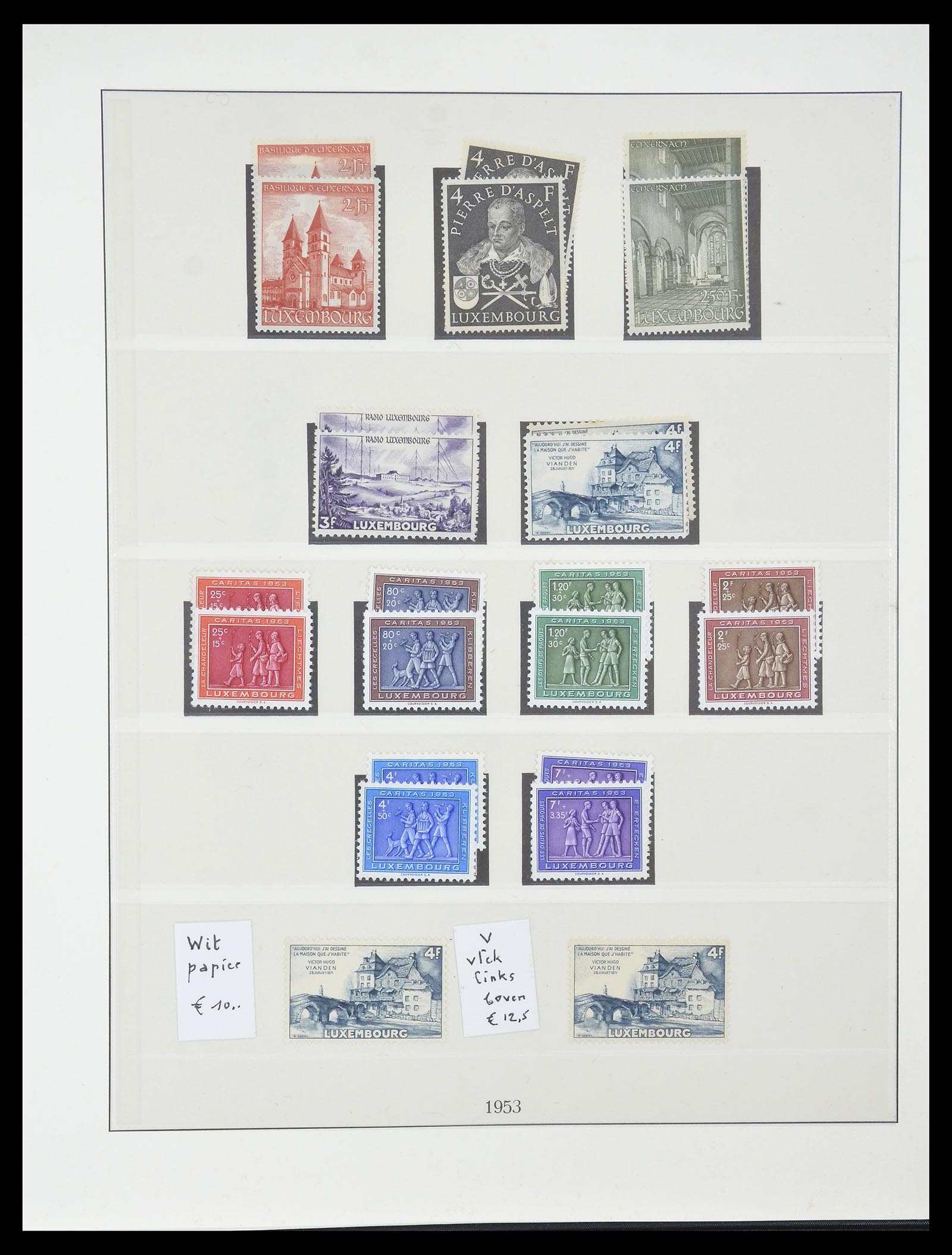 34620 064 - Postzegelverzameling 34620 Luxemburg 1906-2010.