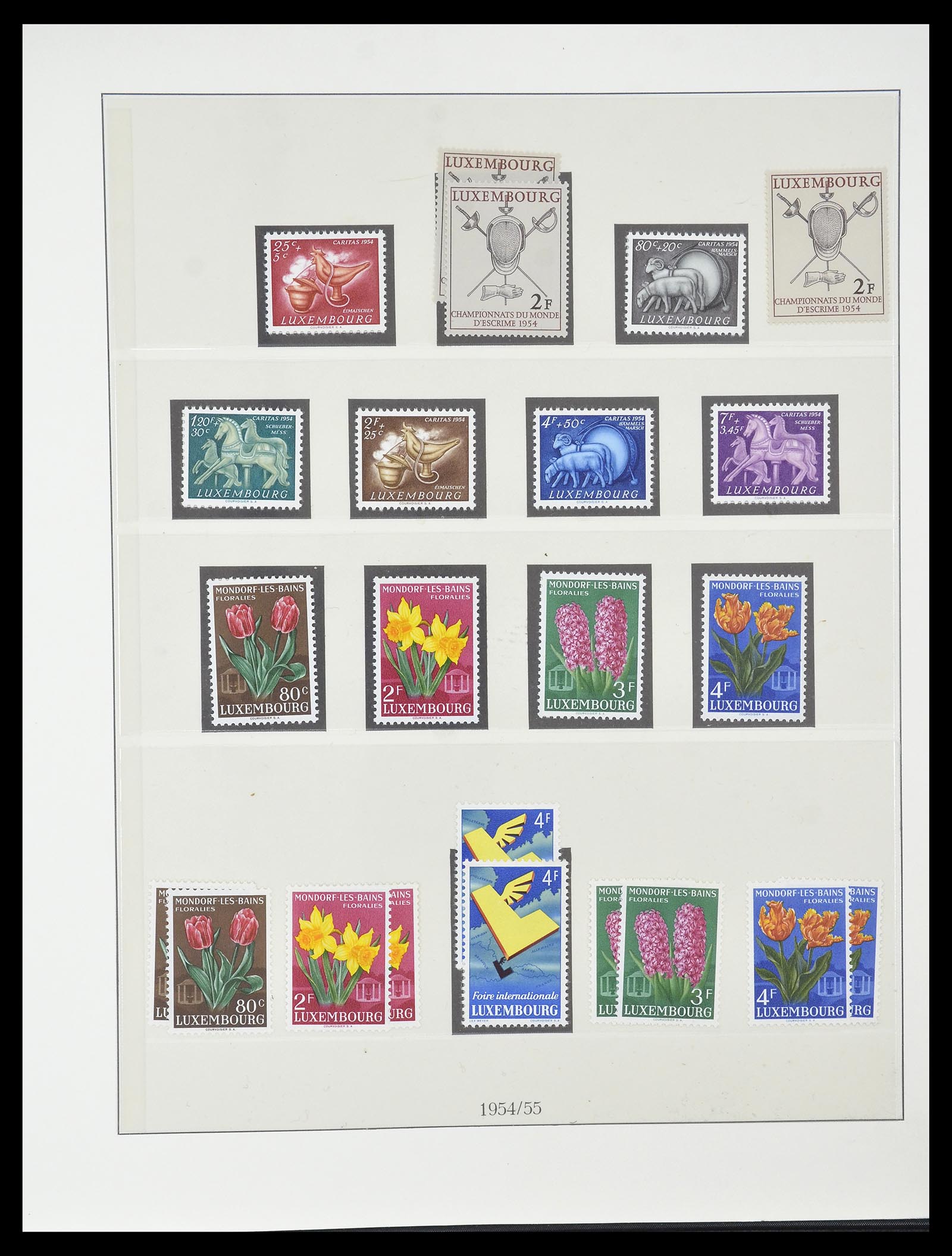34620 065 - Postzegelverzameling 34620 Luxemburg 1906-2010.