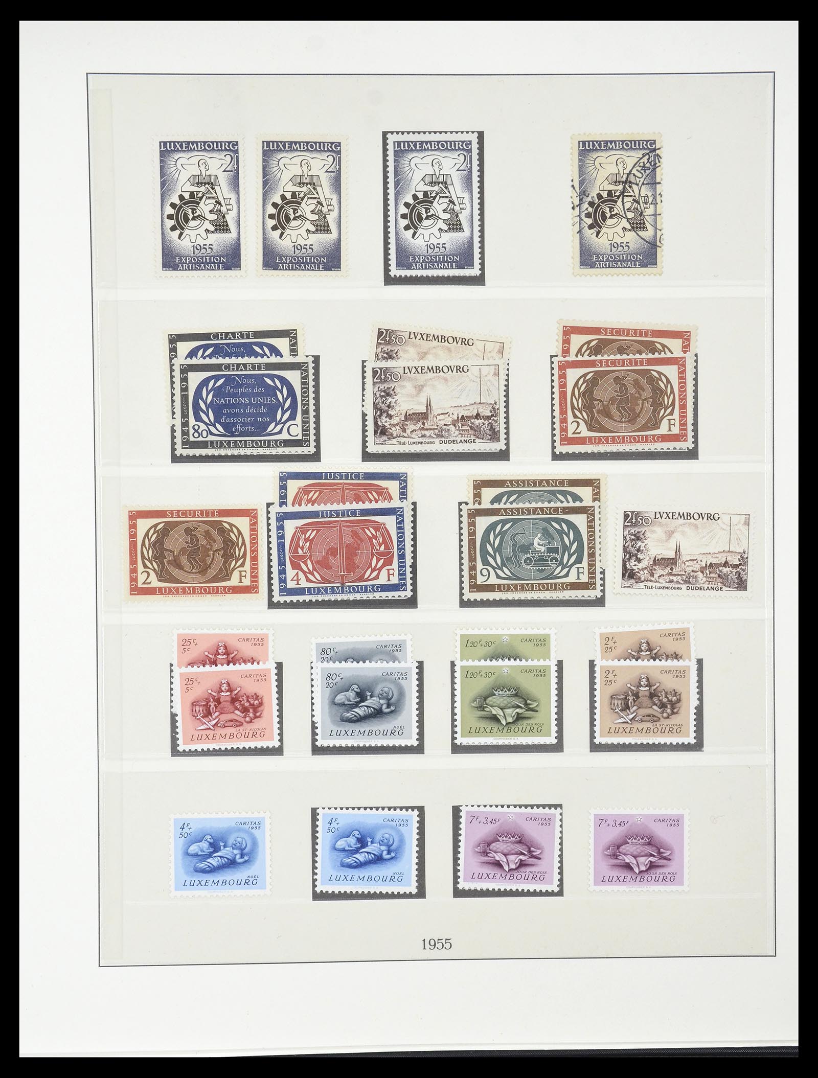 34620 066 - Postzegelverzameling 34620 Luxemburg 1906-2010.