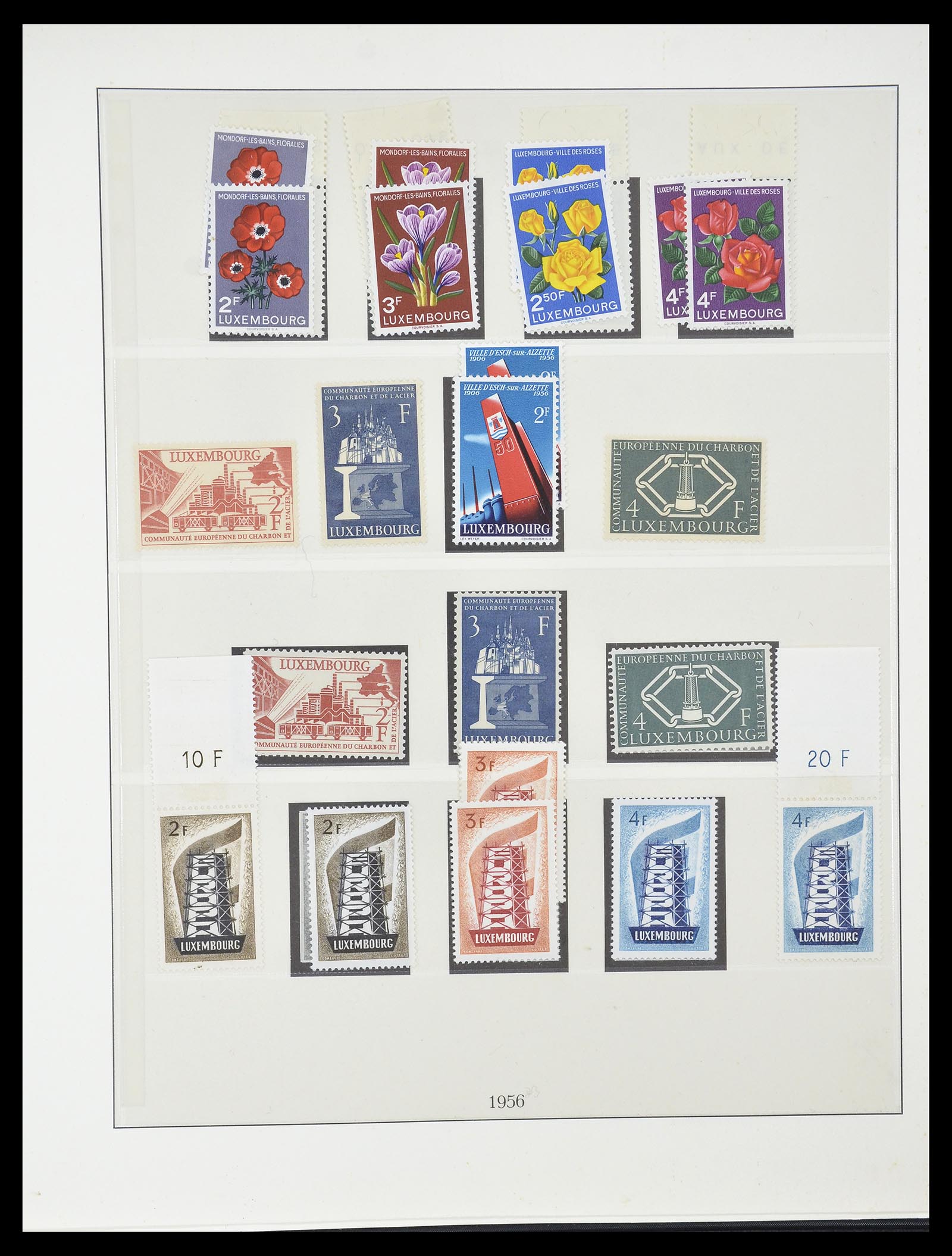 34620 067 - Postzegelverzameling 34620 Luxemburg 1906-2010.
