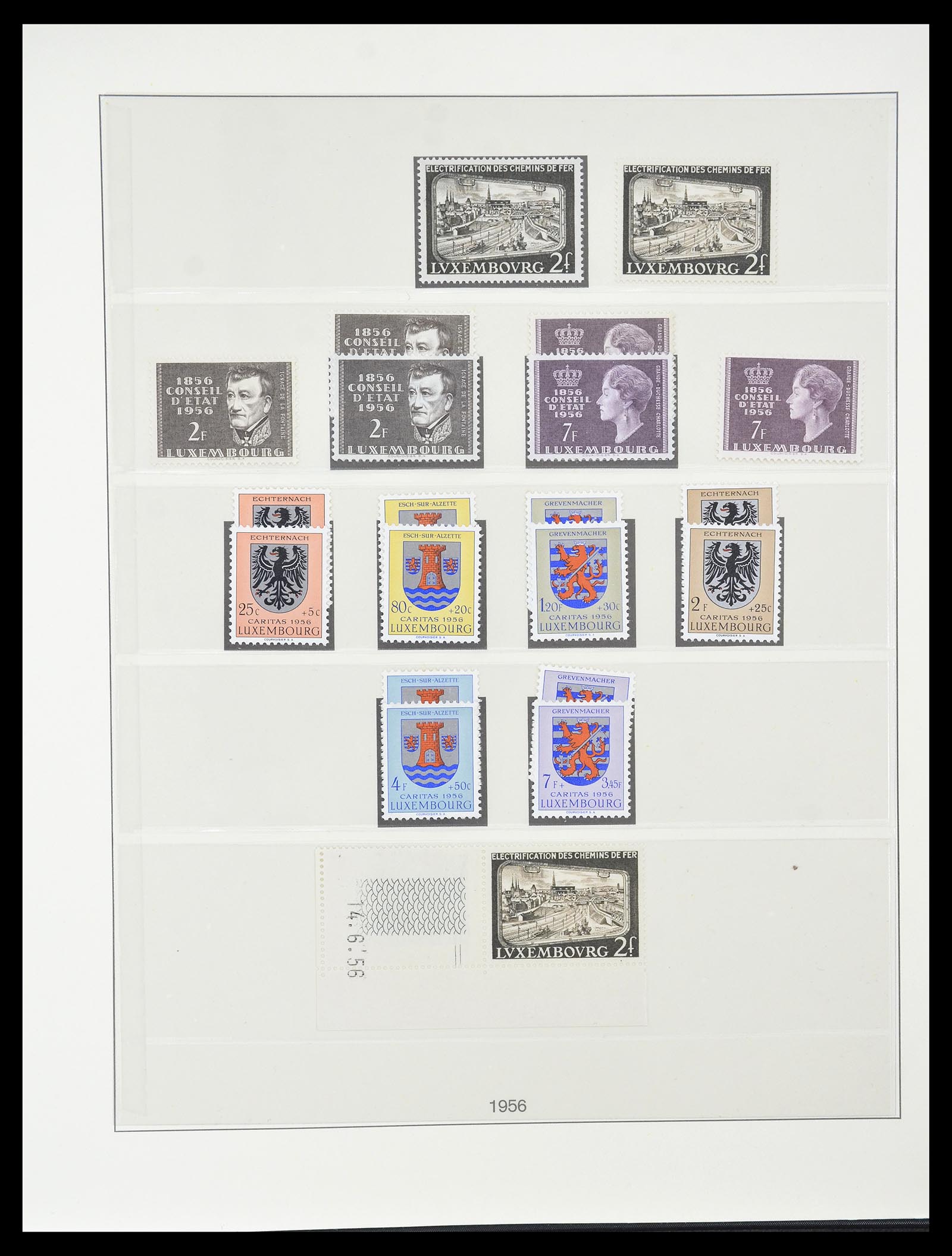 34620 068 - Postzegelverzameling 34620 Luxemburg 1906-2010.
