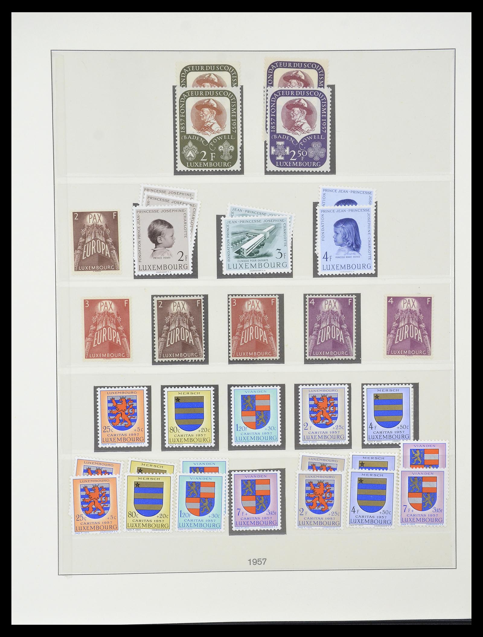 34620 069 - Postzegelverzameling 34620 Luxemburg 1906-2010.