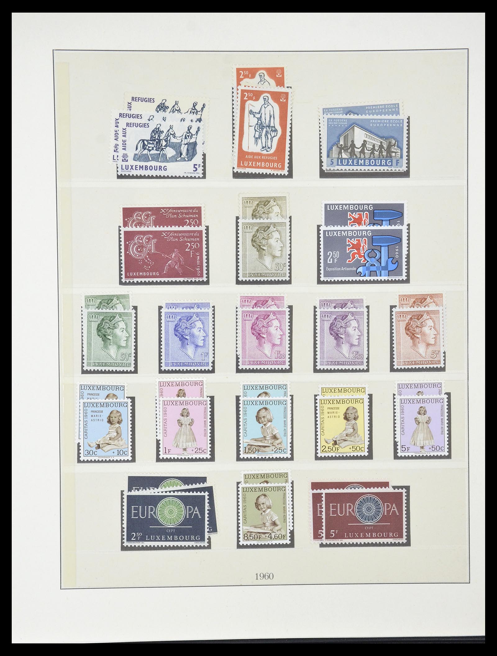 34620 072 - Postzegelverzameling 34620 Luxemburg 1906-2010.