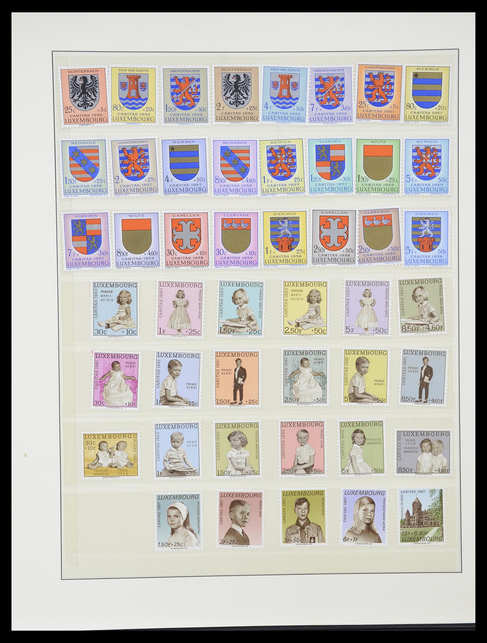 34620 073 - Postzegelverzameling 34620 Luxemburg 1906-2010.
