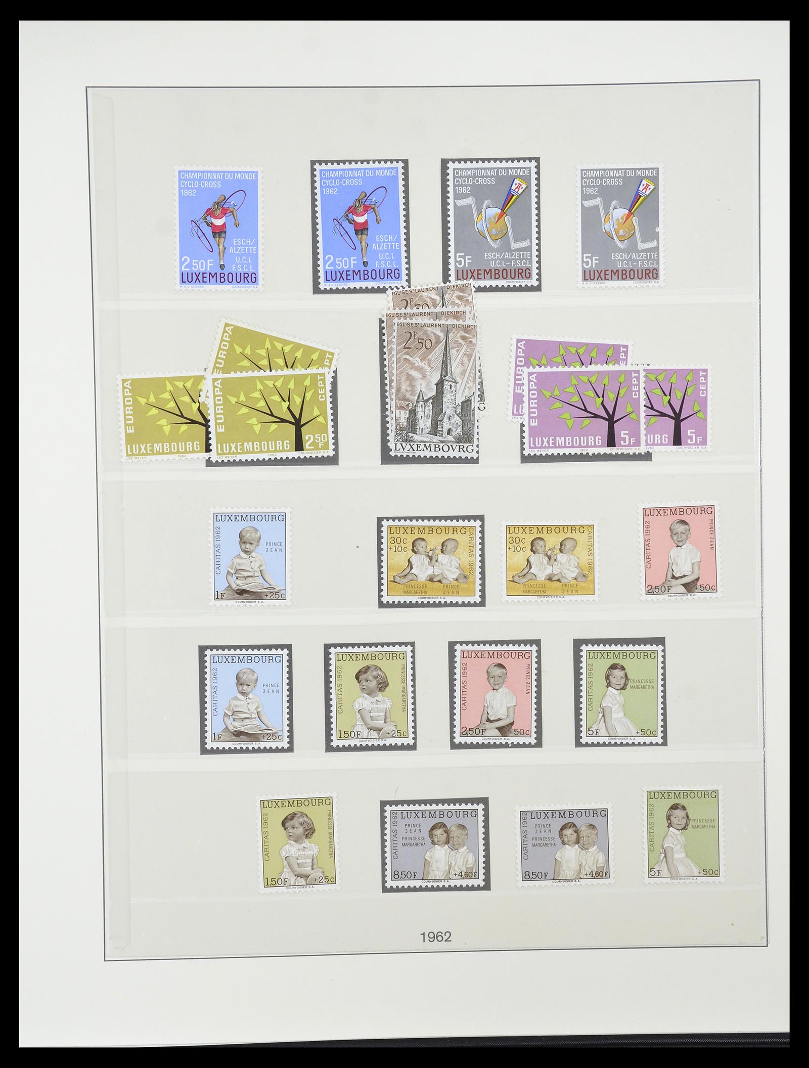 34620 076 - Postzegelverzameling 34620 Luxemburg 1906-2010.