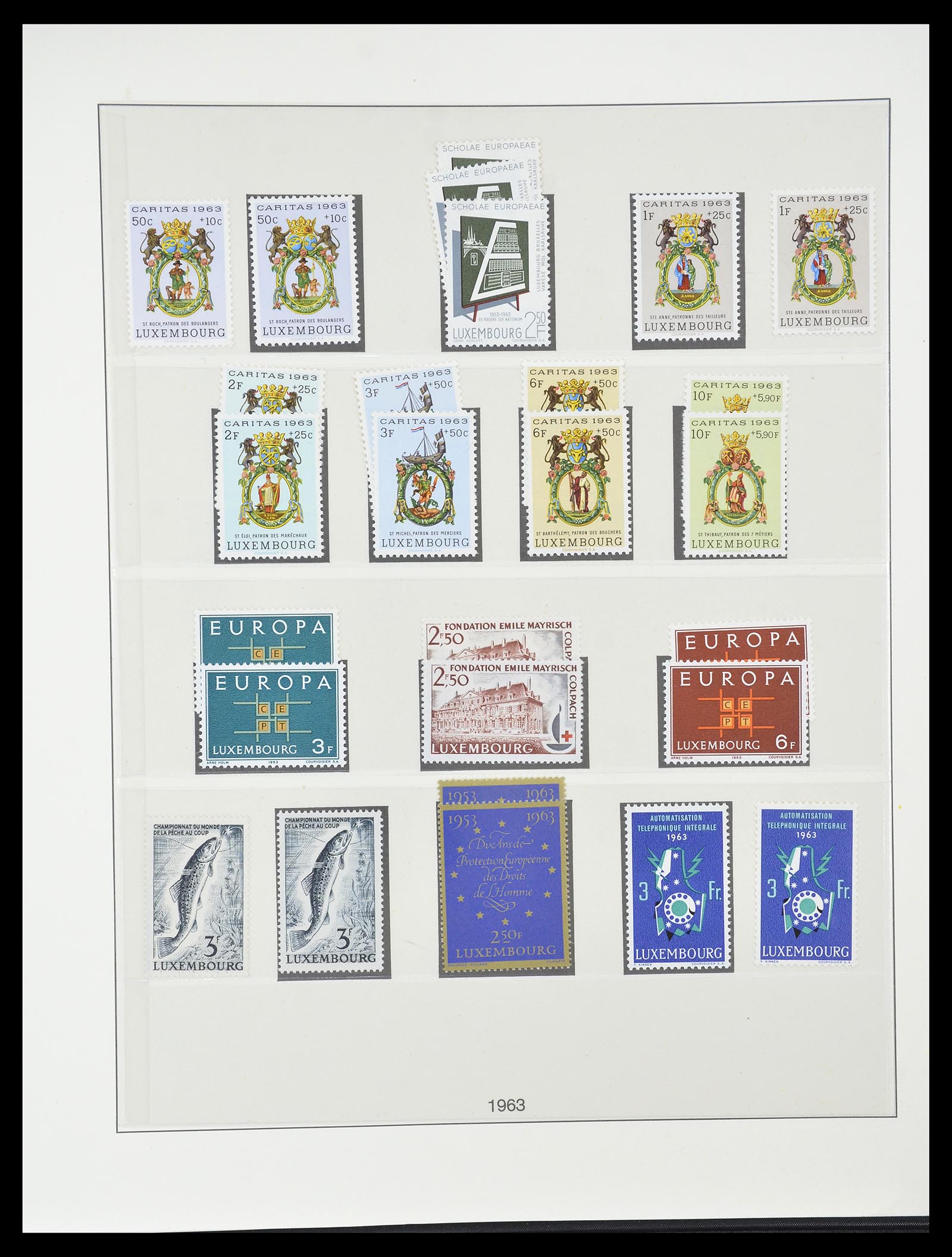 34620 077 - Postzegelverzameling 34620 Luxemburg 1906-2010.