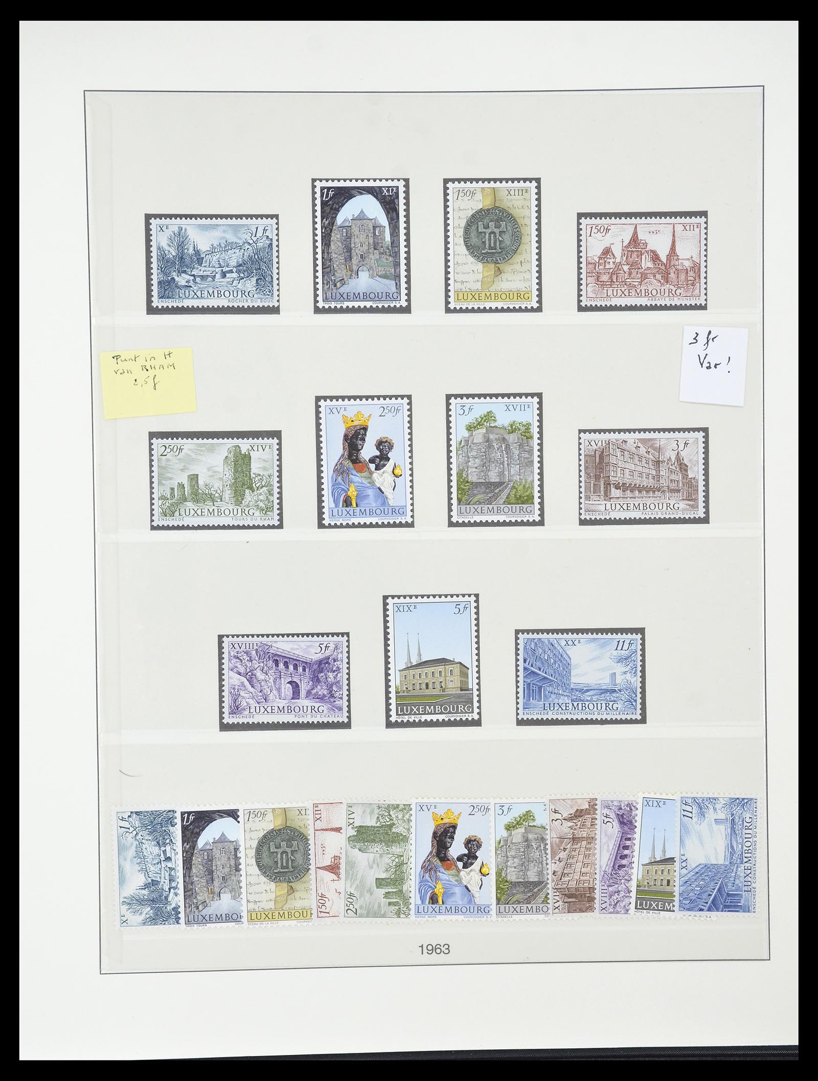 34620 078 - Postzegelverzameling 34620 Luxemburg 1906-2010.