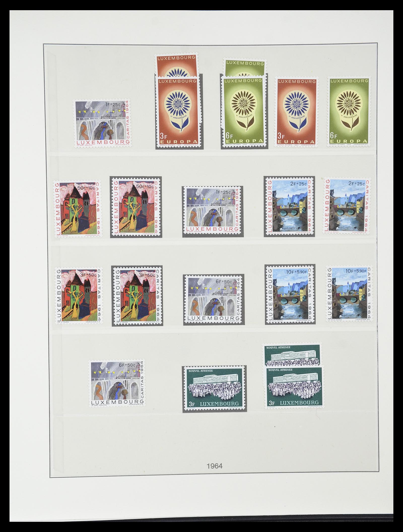 34620 080 - Postzegelverzameling 34620 Luxemburg 1906-2010.