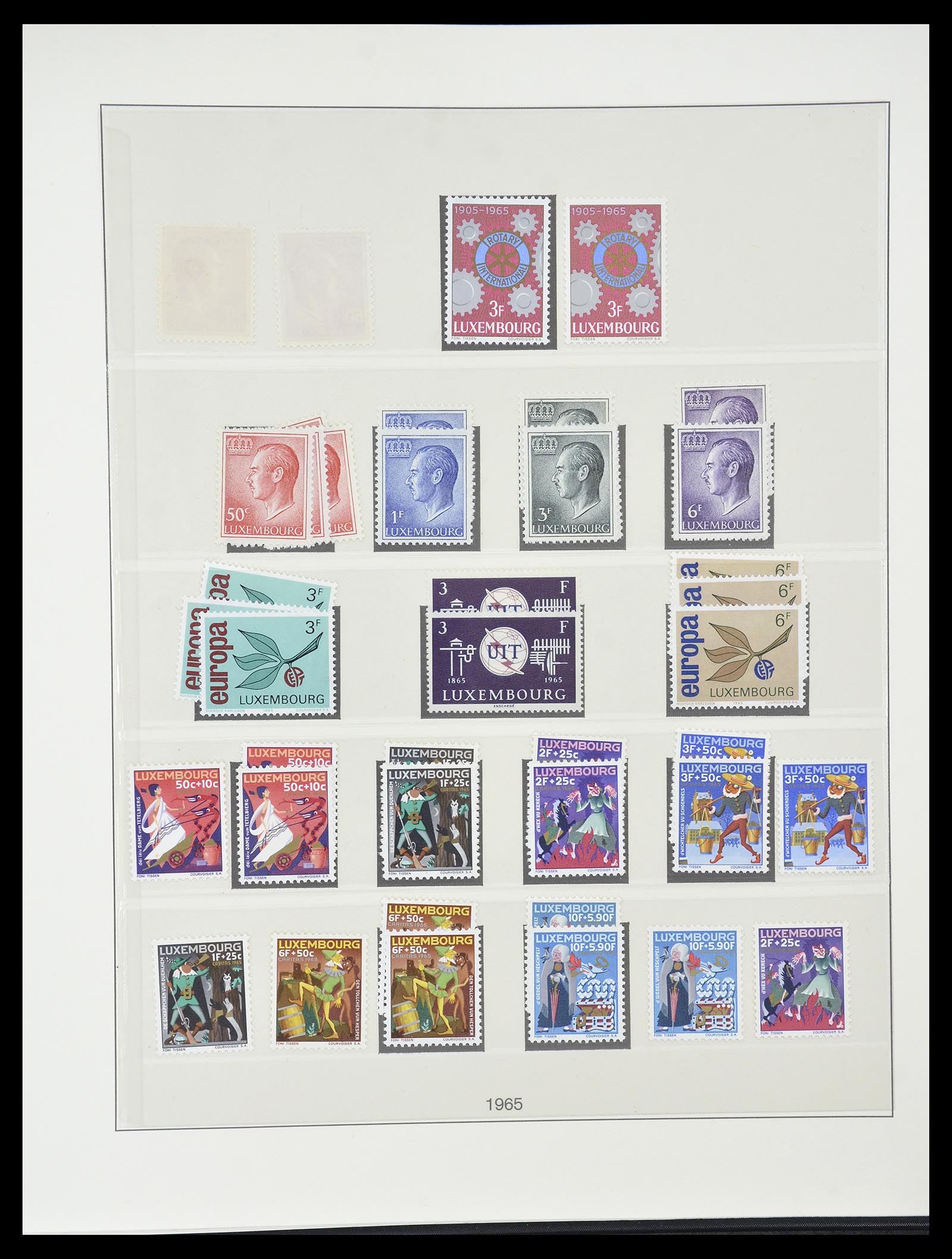 34620 081 - Postzegelverzameling 34620 Luxemburg 1906-2010.