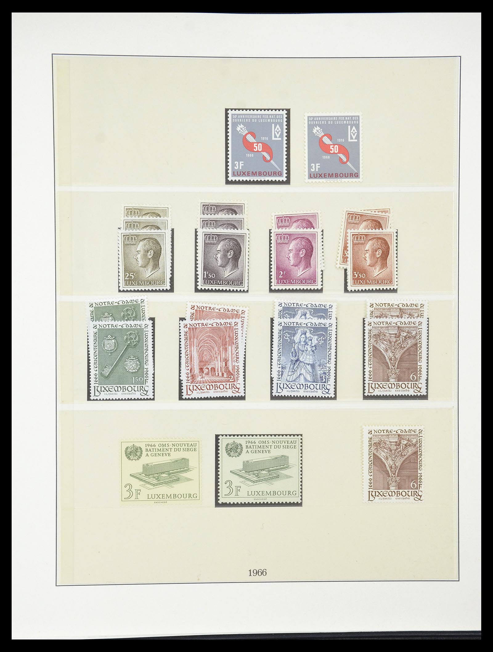 34620 082 - Postzegelverzameling 34620 Luxemburg 1906-2010.