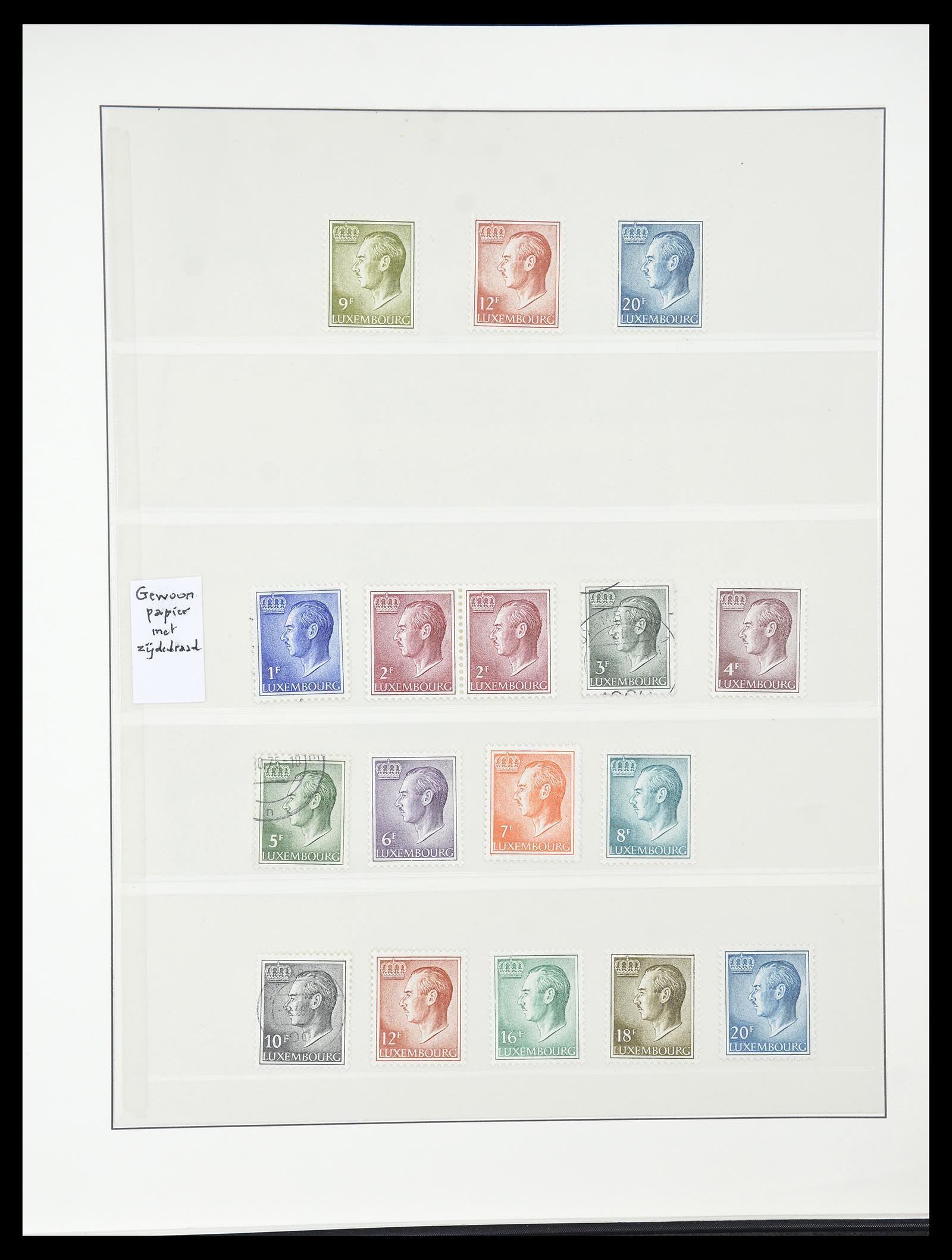 34620 084 - Postzegelverzameling 34620 Luxemburg 1906-2010.
