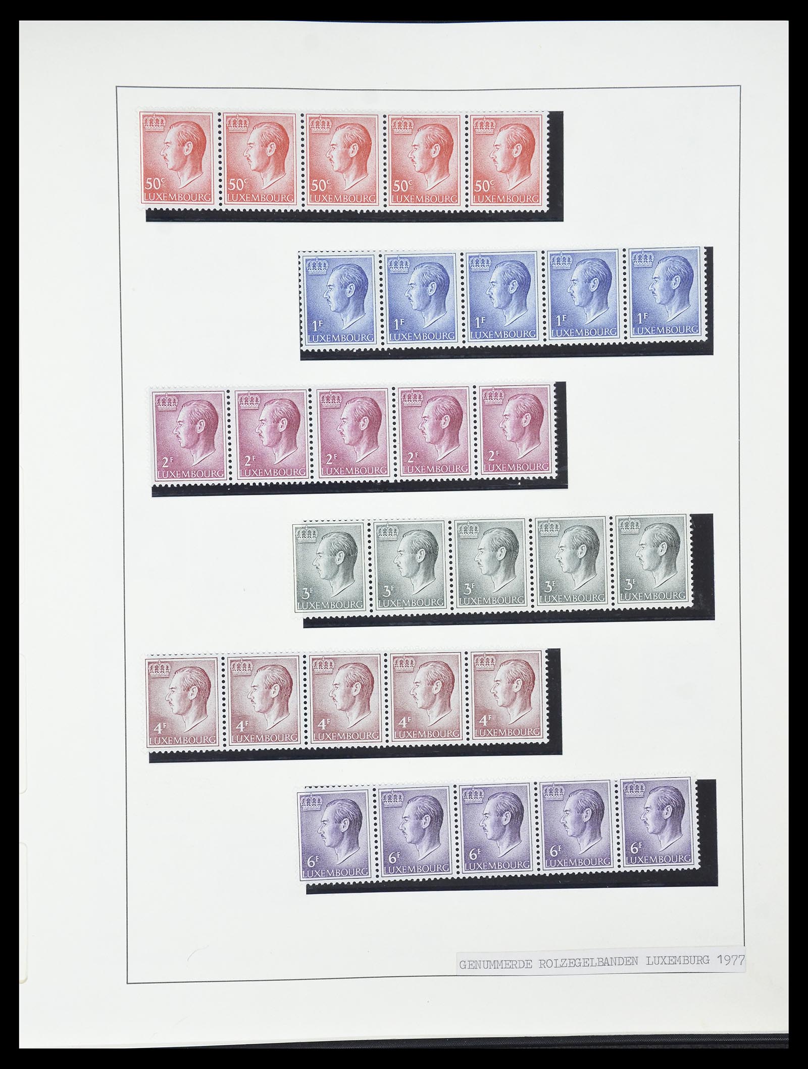 34620 085 - Postzegelverzameling 34620 Luxemburg 1906-2010.