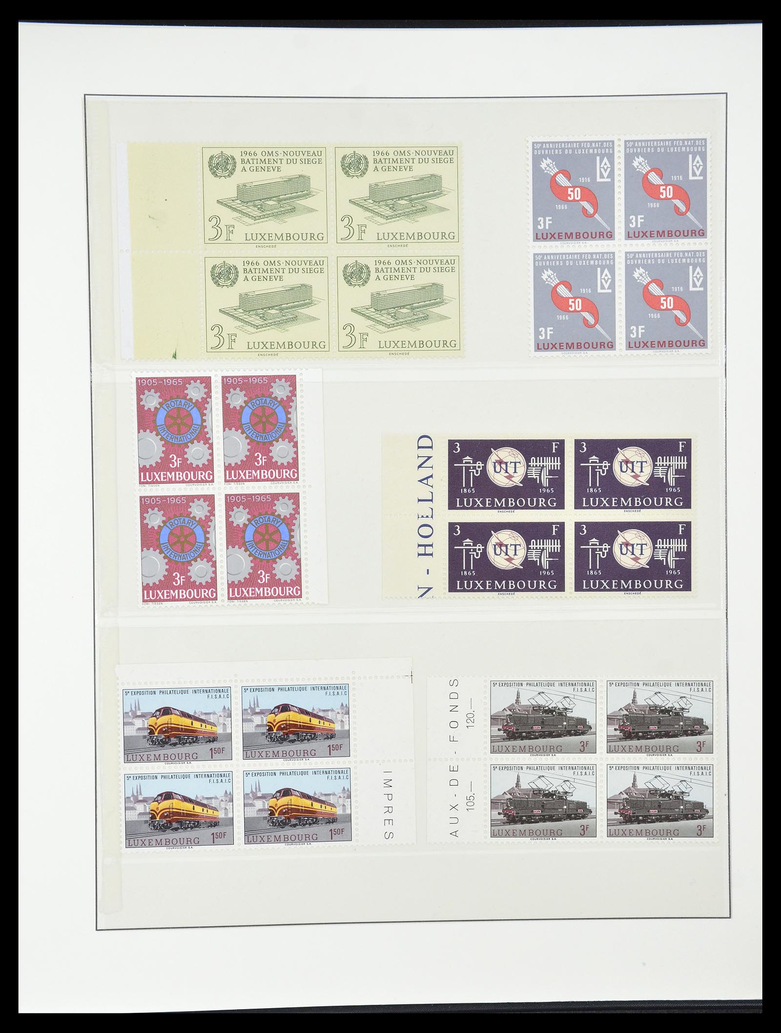34620 087 - Postzegelverzameling 34620 Luxemburg 1906-2010.