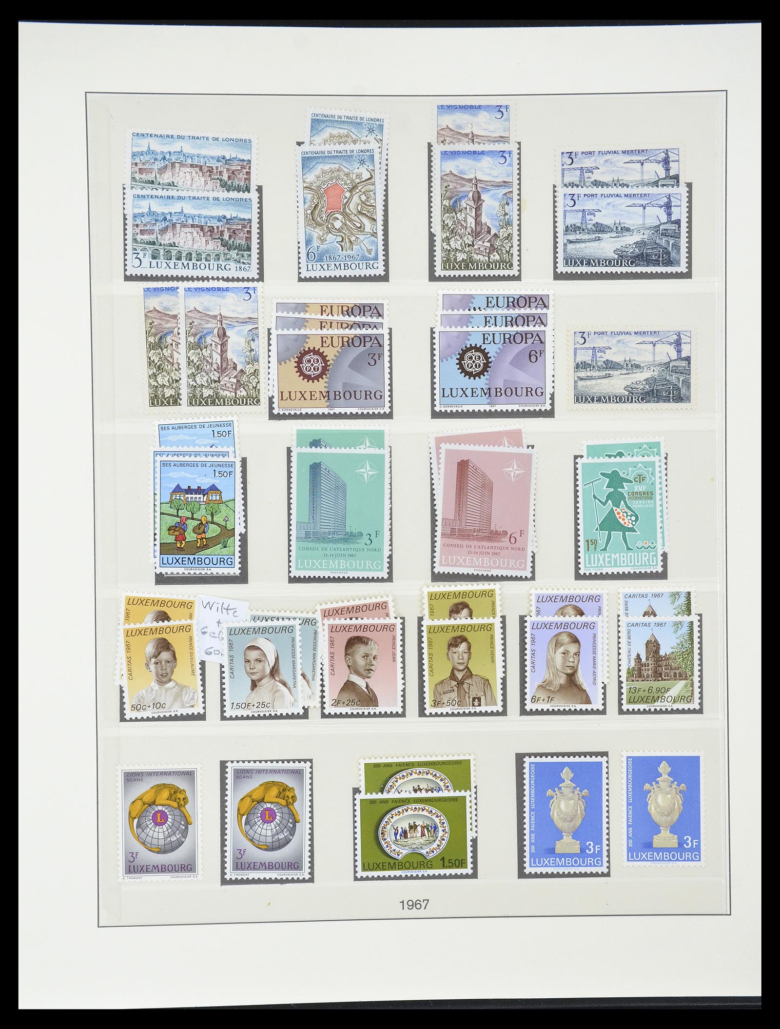 34620 088 - Postzegelverzameling 34620 Luxemburg 1906-2010.