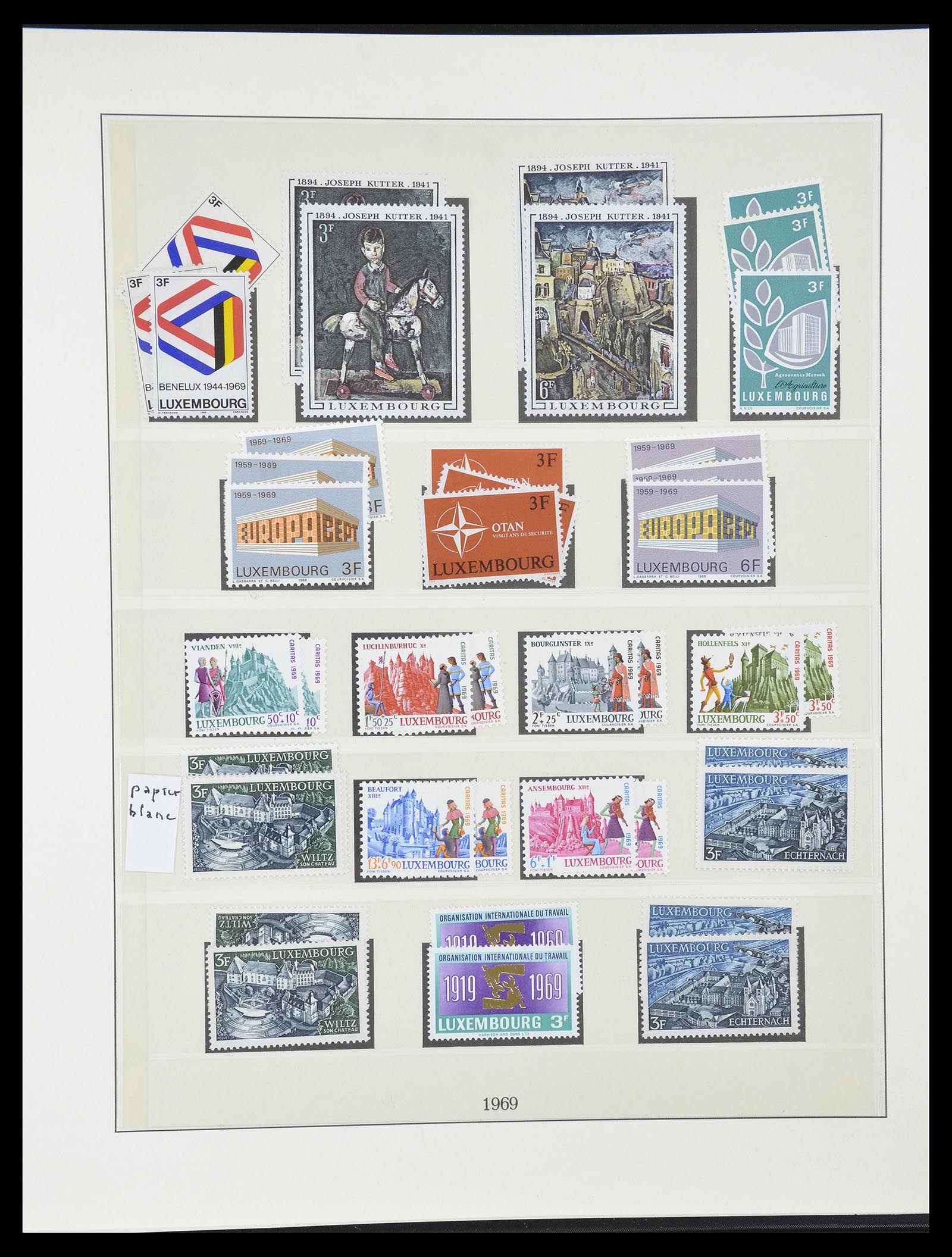34620 091 - Postzegelverzameling 34620 Luxemburg 1906-2010.