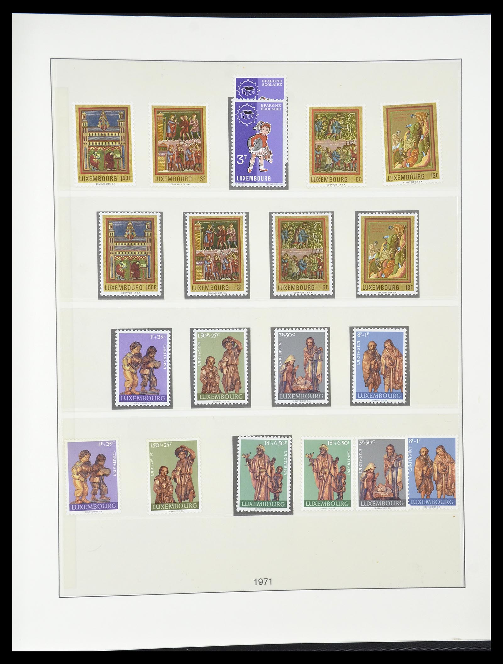 34620 093 - Postzegelverzameling 34620 Luxemburg 1906-2010.