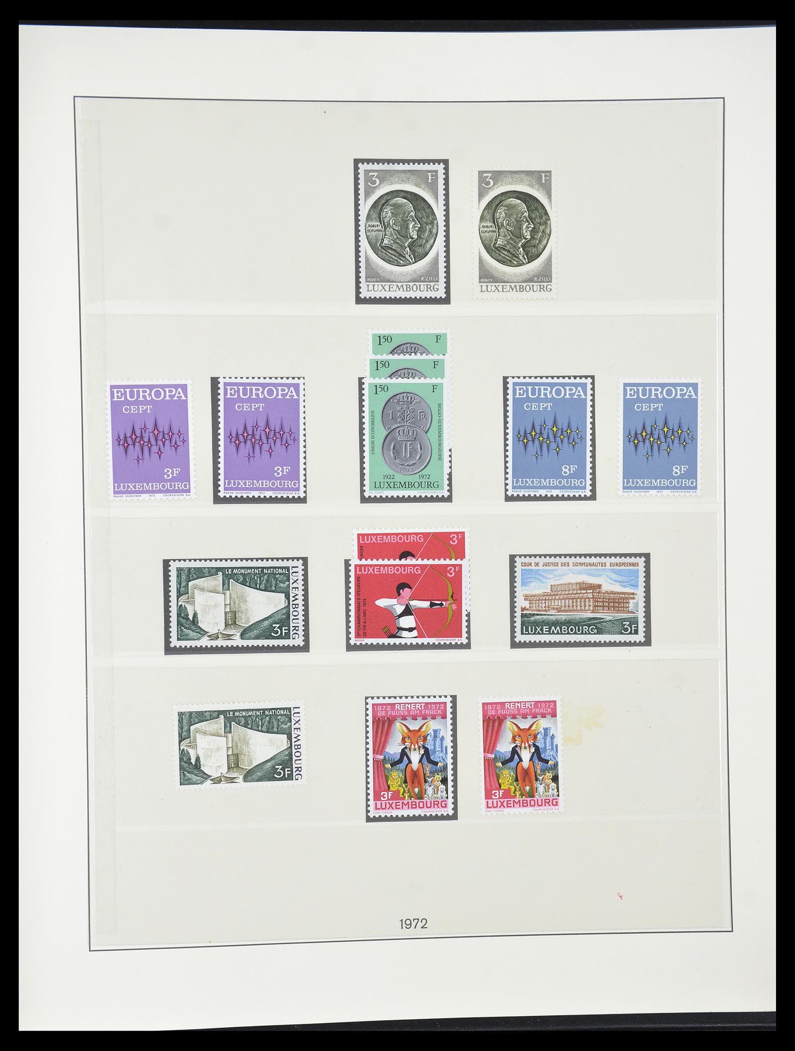 34620 095 - Postzegelverzameling 34620 Luxemburg 1906-2010.
