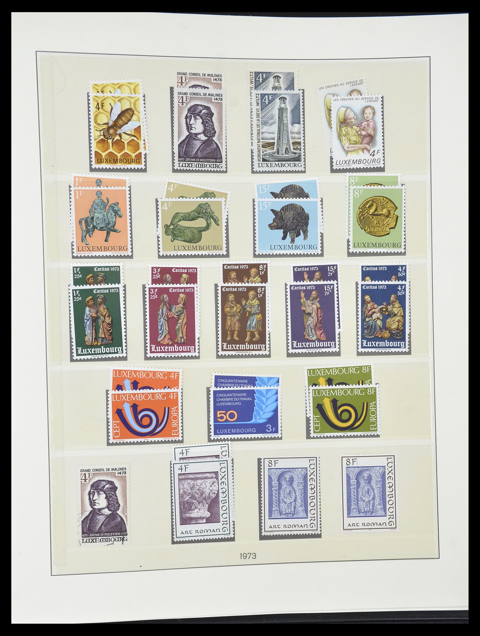 34620 097 - Postzegelverzameling 34620 Luxemburg 1906-2010.
