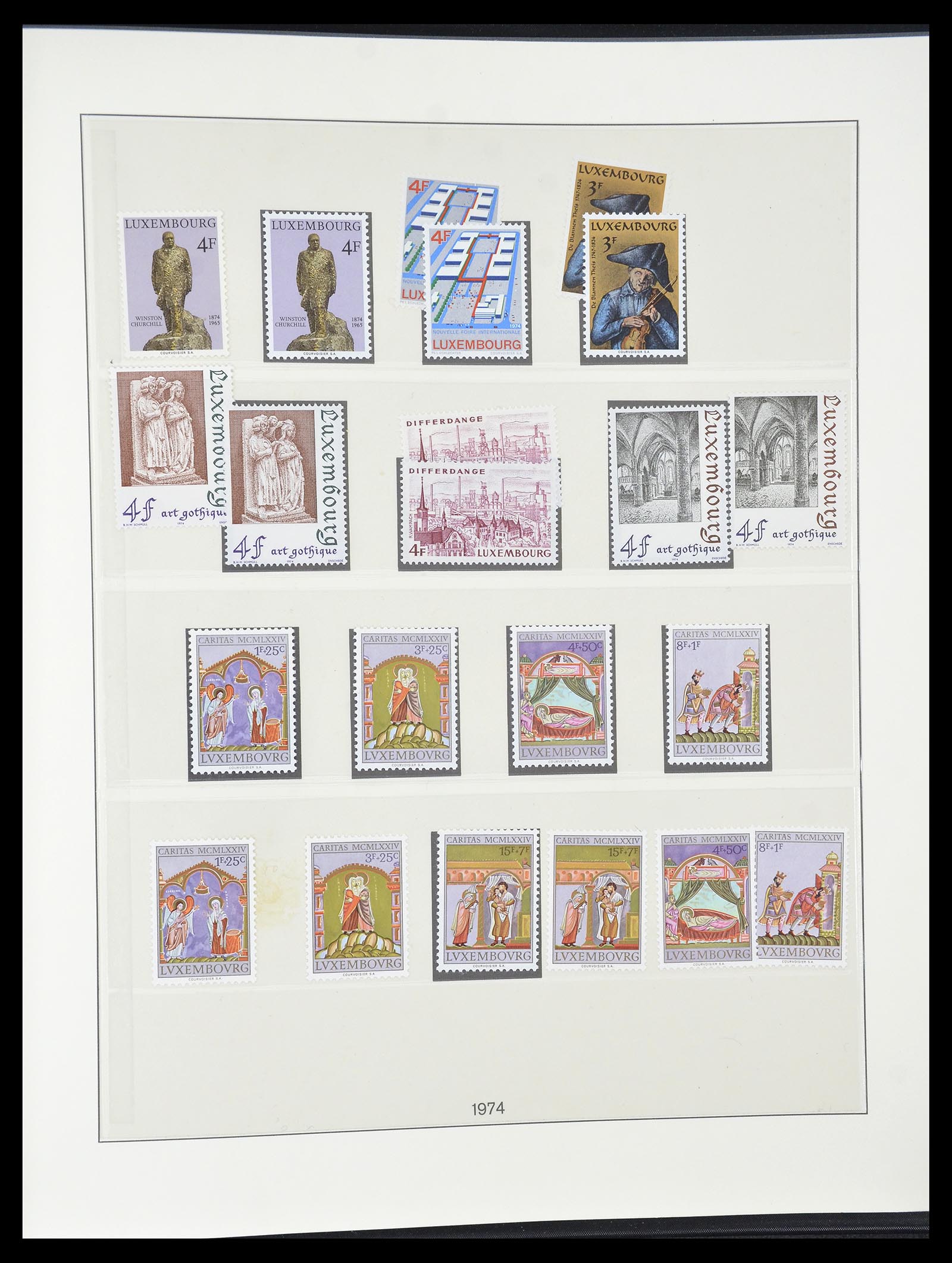 34620 098 - Postzegelverzameling 34620 Luxemburg 1906-2010.