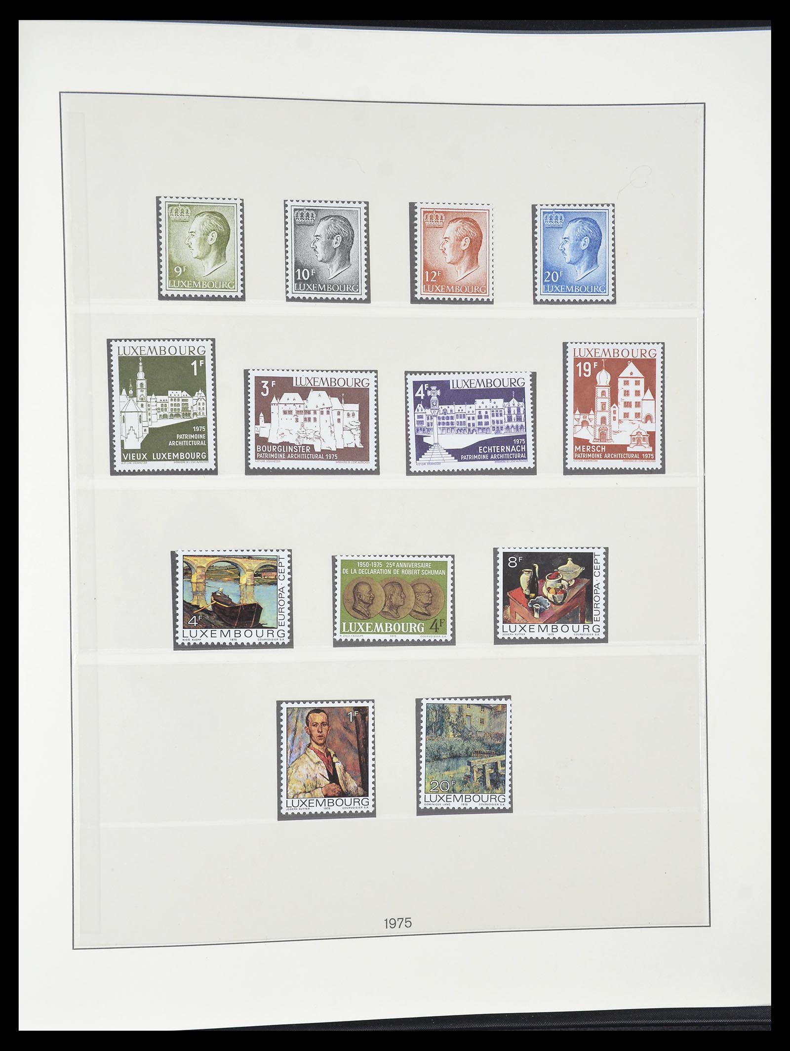 34620 100 - Postzegelverzameling 34620 Luxemburg 1906-2010.
