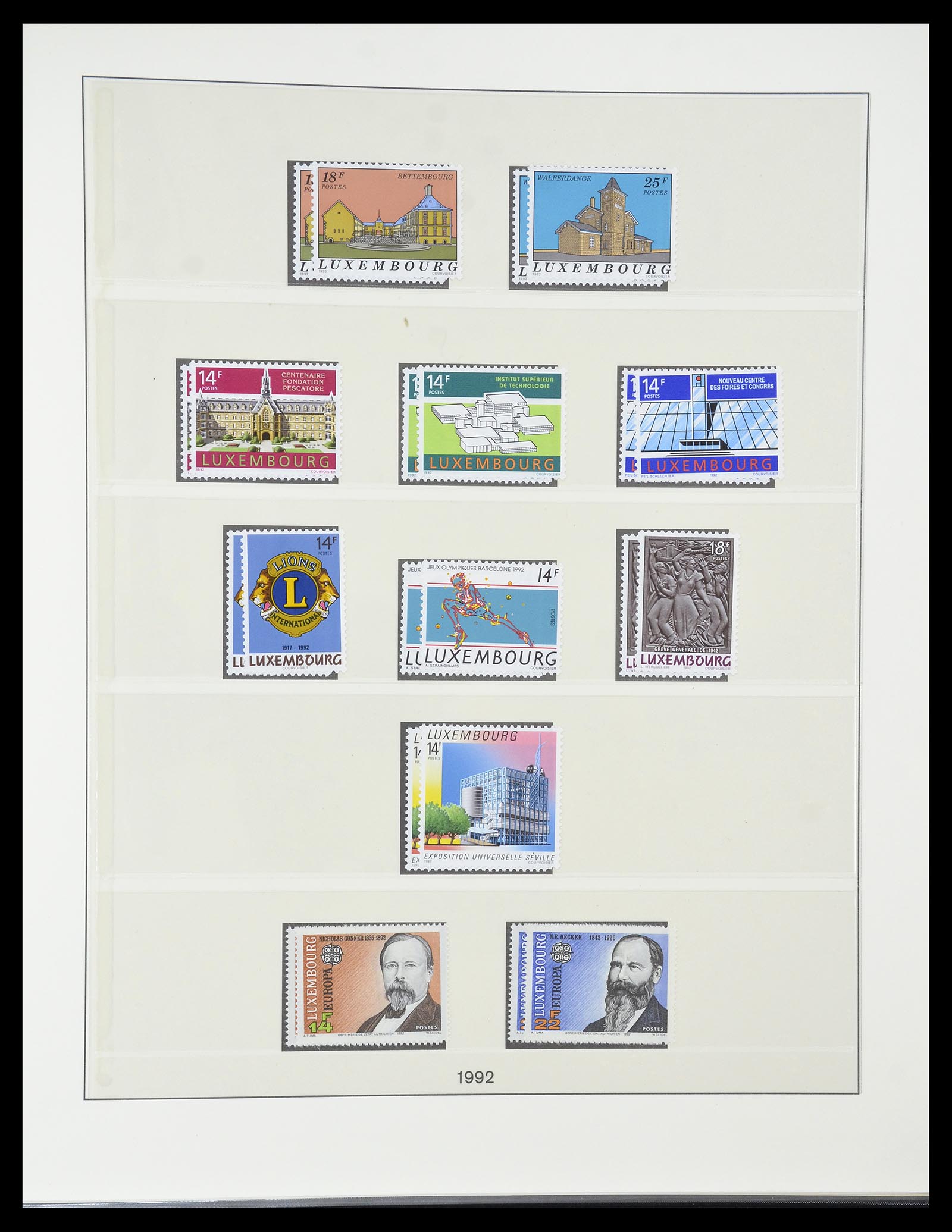 34620 143 - Postzegelverzameling 34620 Luxemburg 1906-2010.