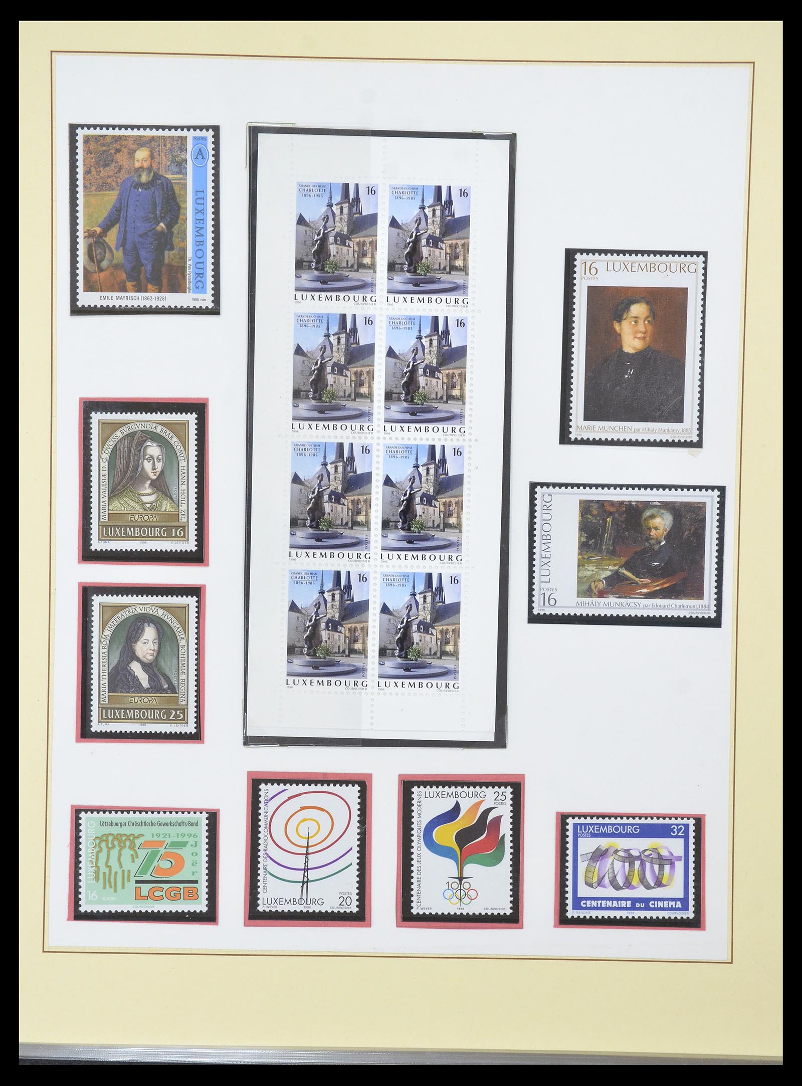34620 152 - Postzegelverzameling 34620 Luxemburg 1906-2010.