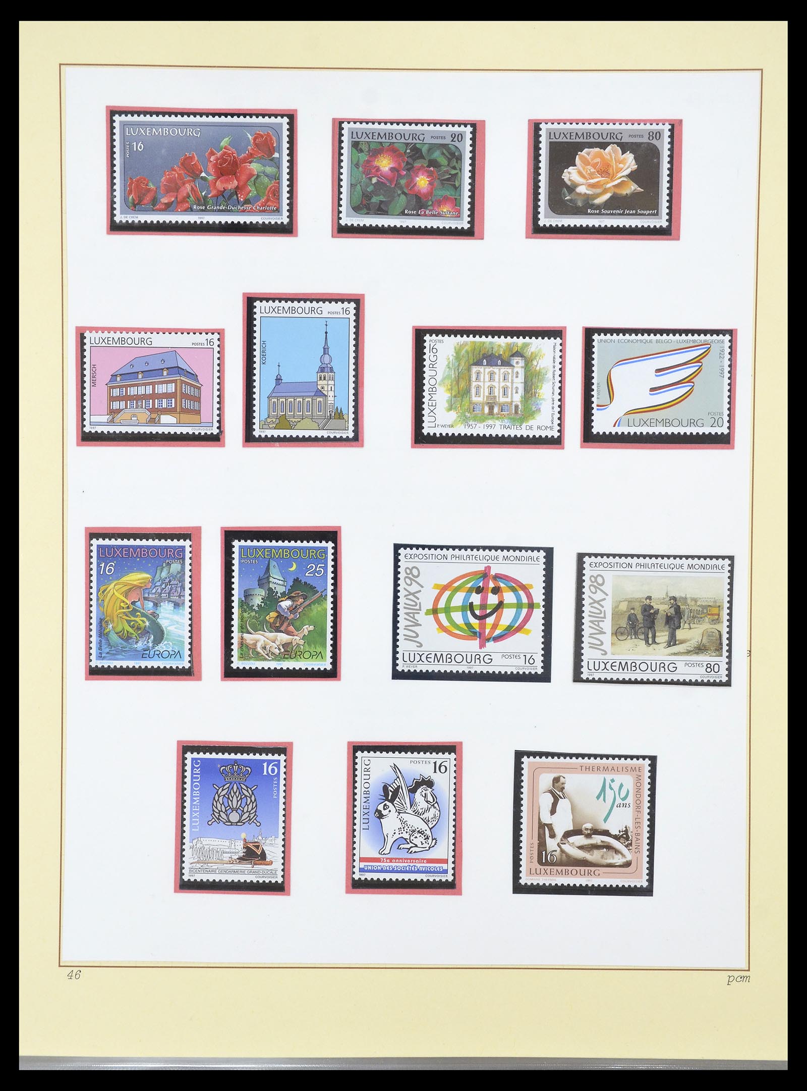 34620 155 - Postzegelverzameling 34620 Luxemburg 1906-2010.