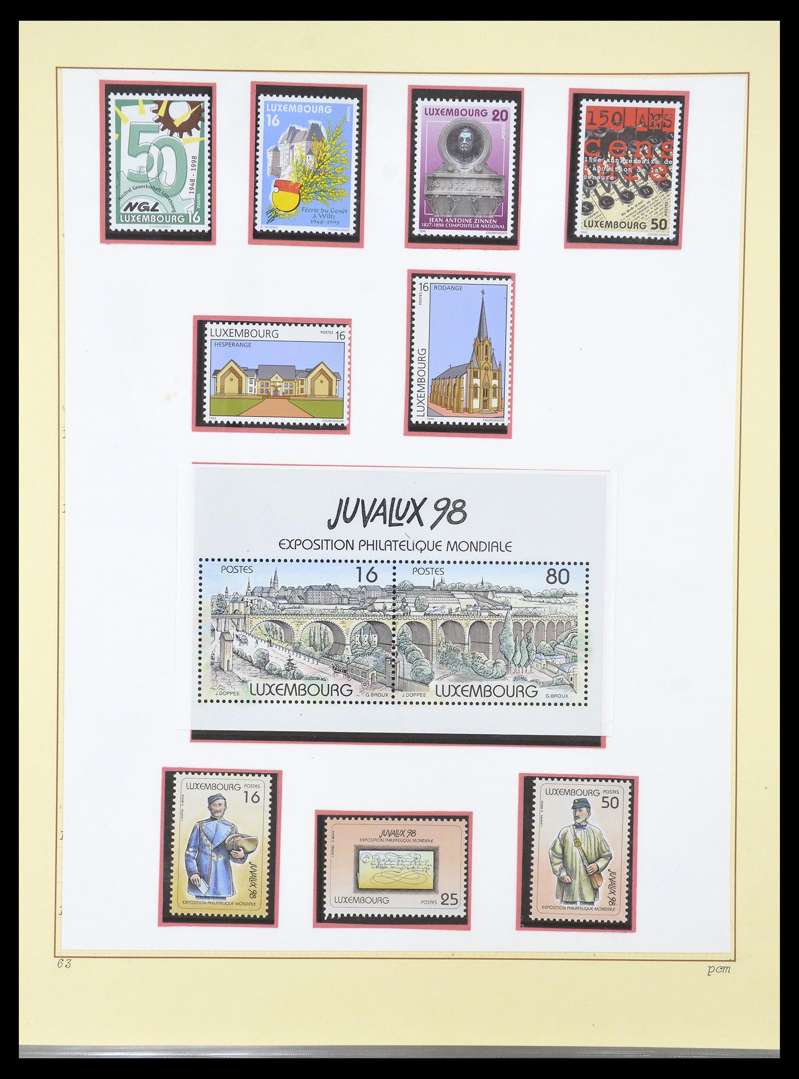 34620 157 - Postzegelverzameling 34620 Luxemburg 1906-2010.