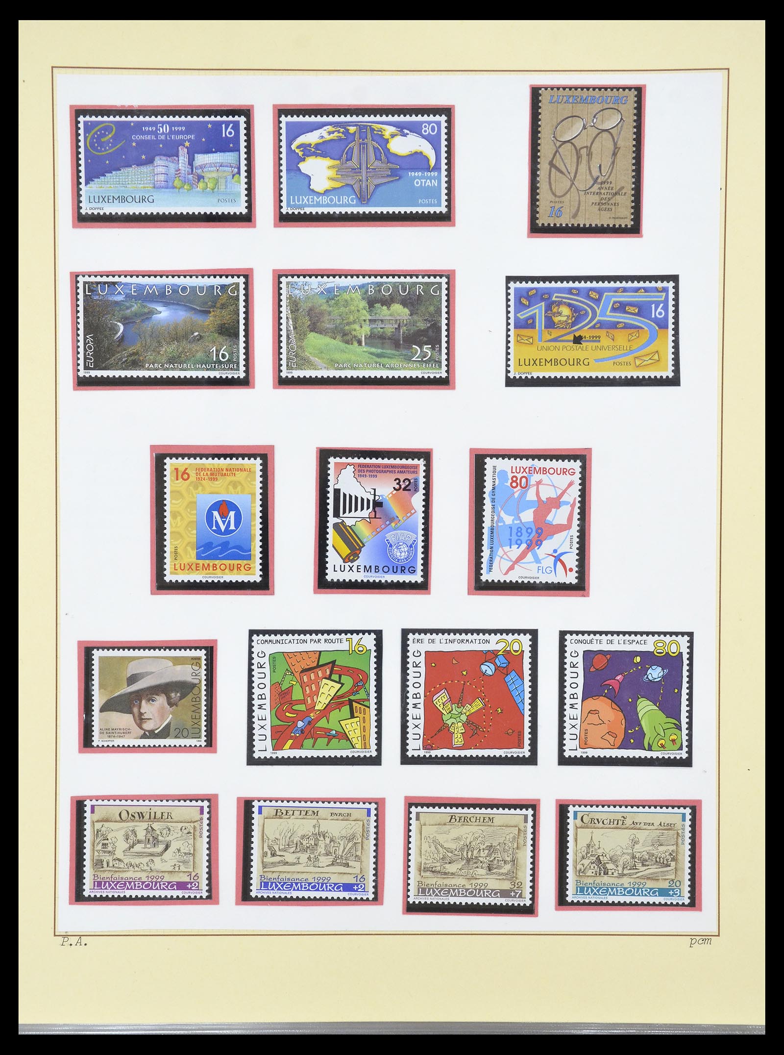 34620 160 - Postzegelverzameling 34620 Luxemburg 1906-2010.