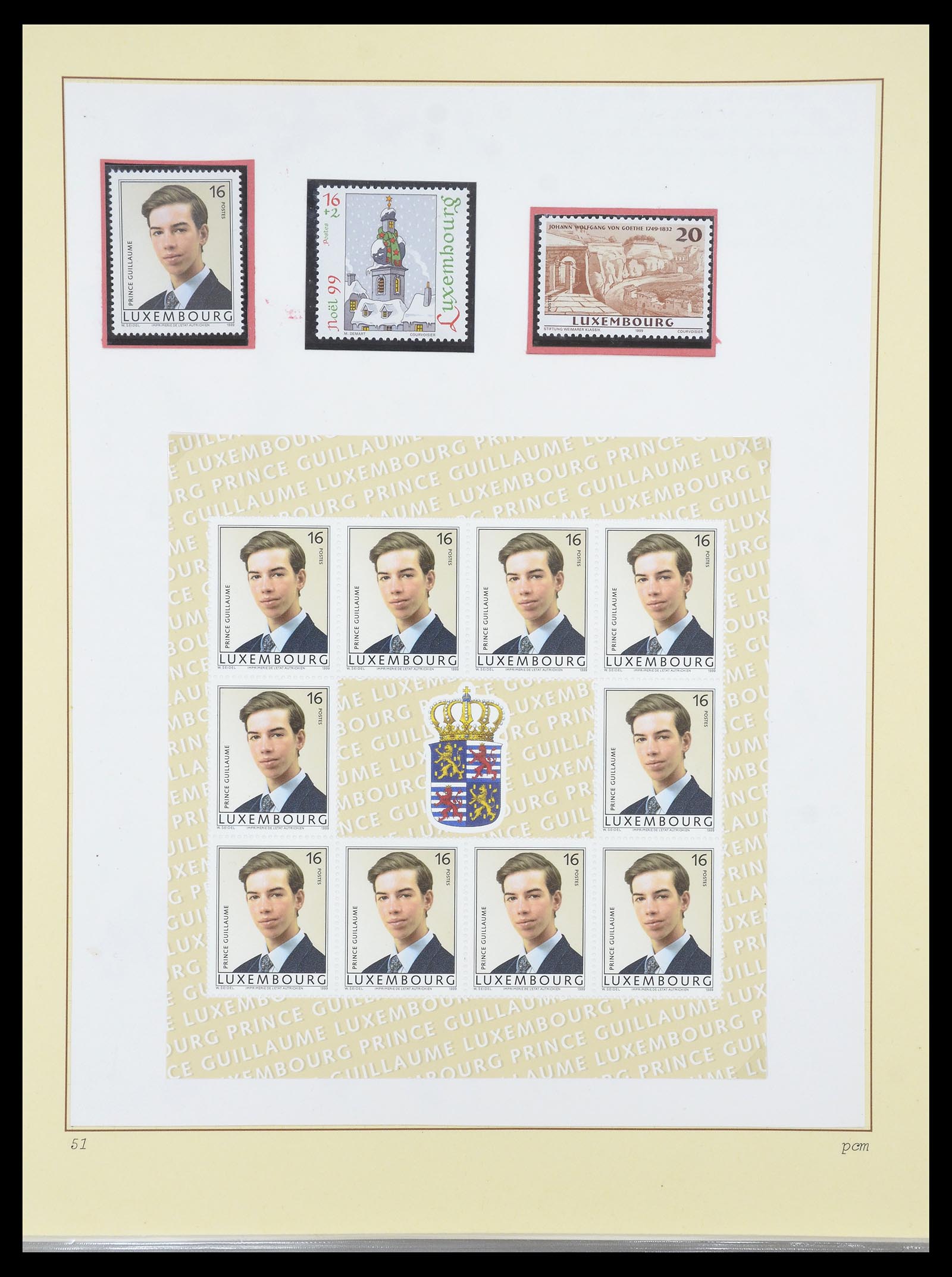 34620 161 - Stamp Collection 34620 Luxembourg 1906-2010.