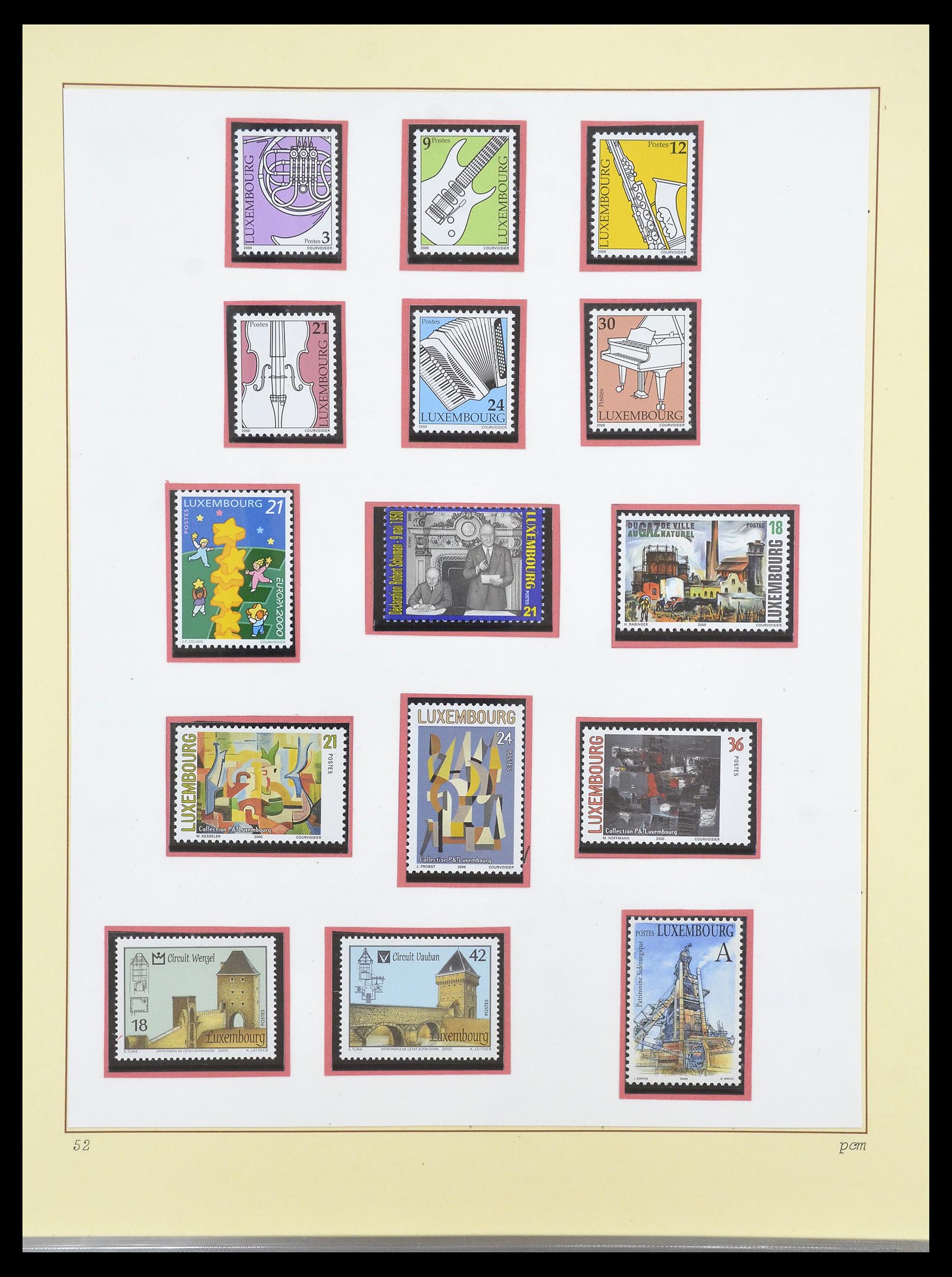 34620 164 - Postzegelverzameling 34620 Luxemburg 1906-2010.