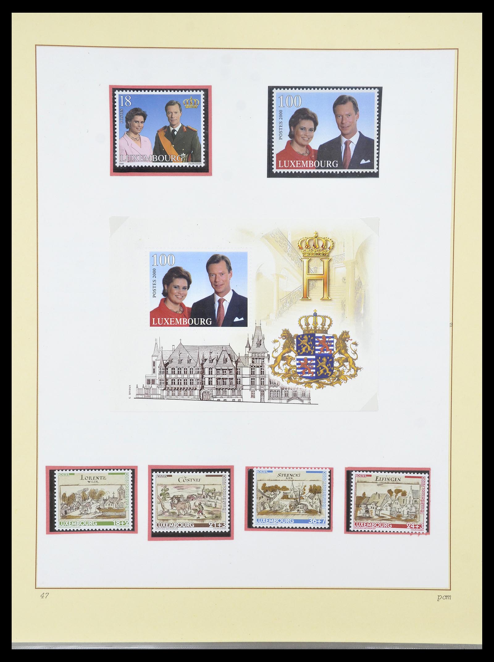 34620 165 - Postzegelverzameling 34620 Luxemburg 1906-2010.
