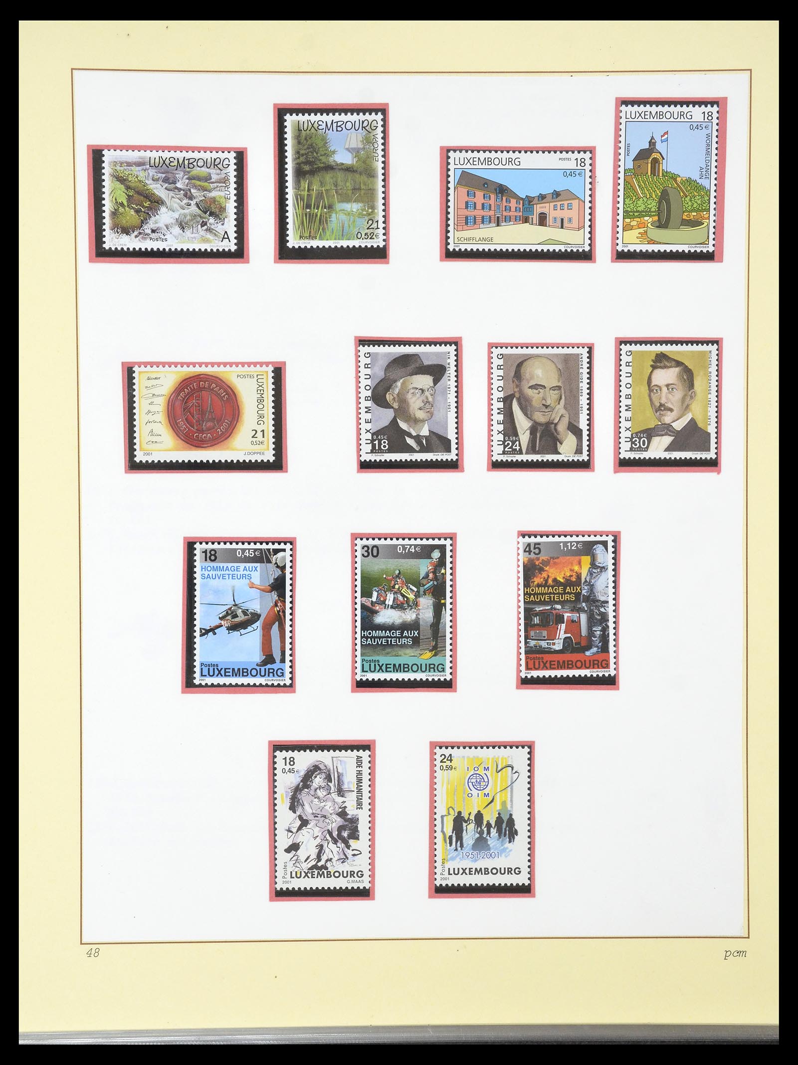 34620 168 - Stamp Collection 34620 Luxembourg 1906-2010.