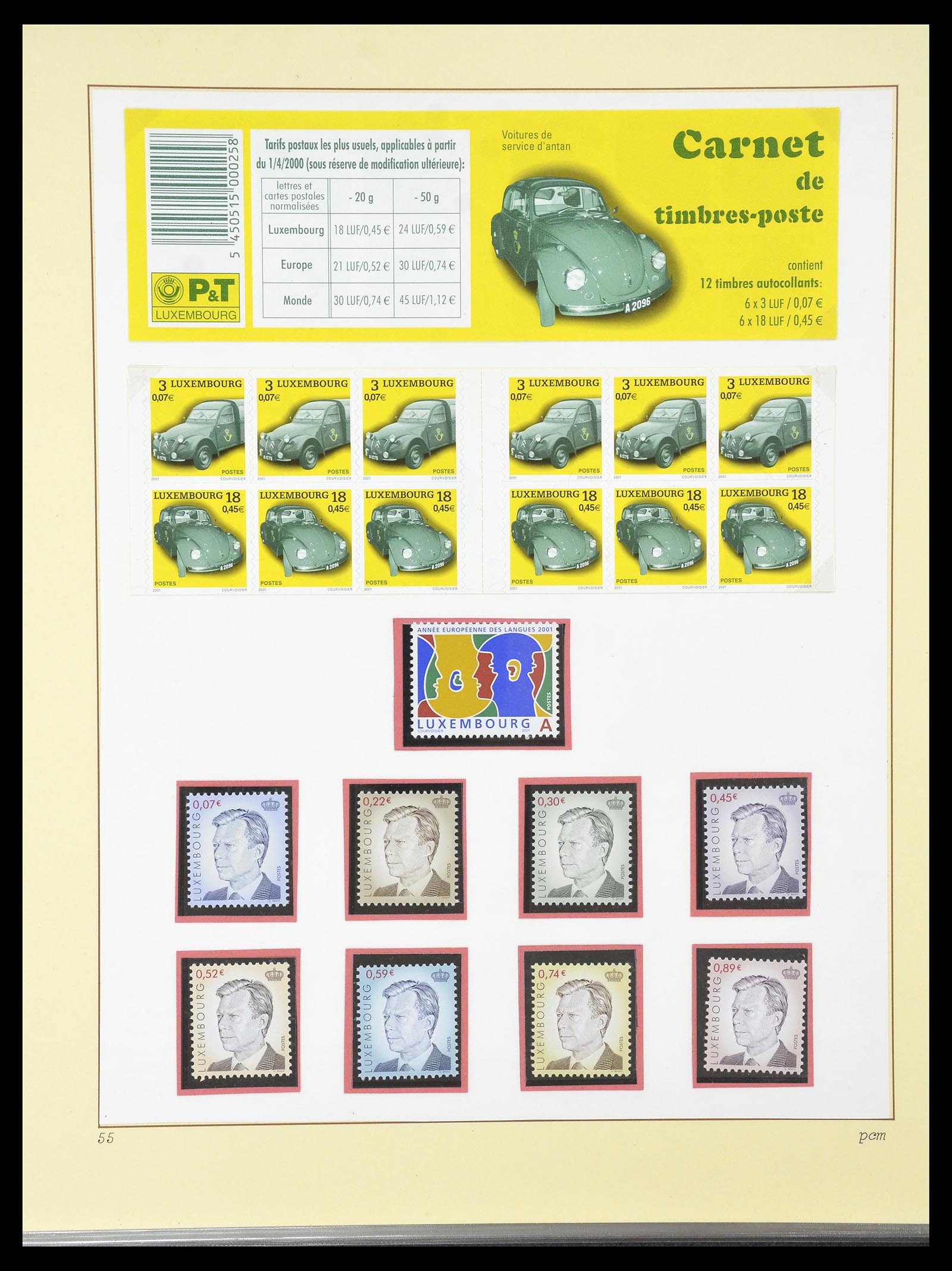 34620 169 - Postzegelverzameling 34620 Luxemburg 1906-2010.
