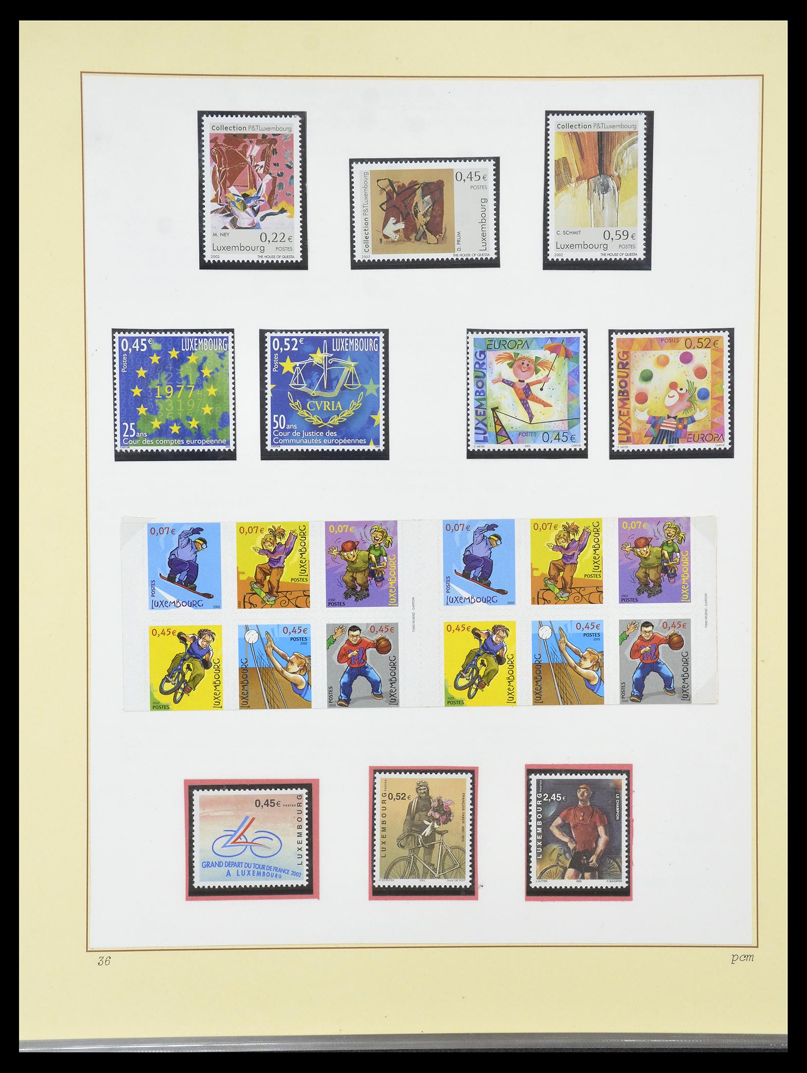 34620 172 - Postzegelverzameling 34620 Luxemburg 1906-2010.