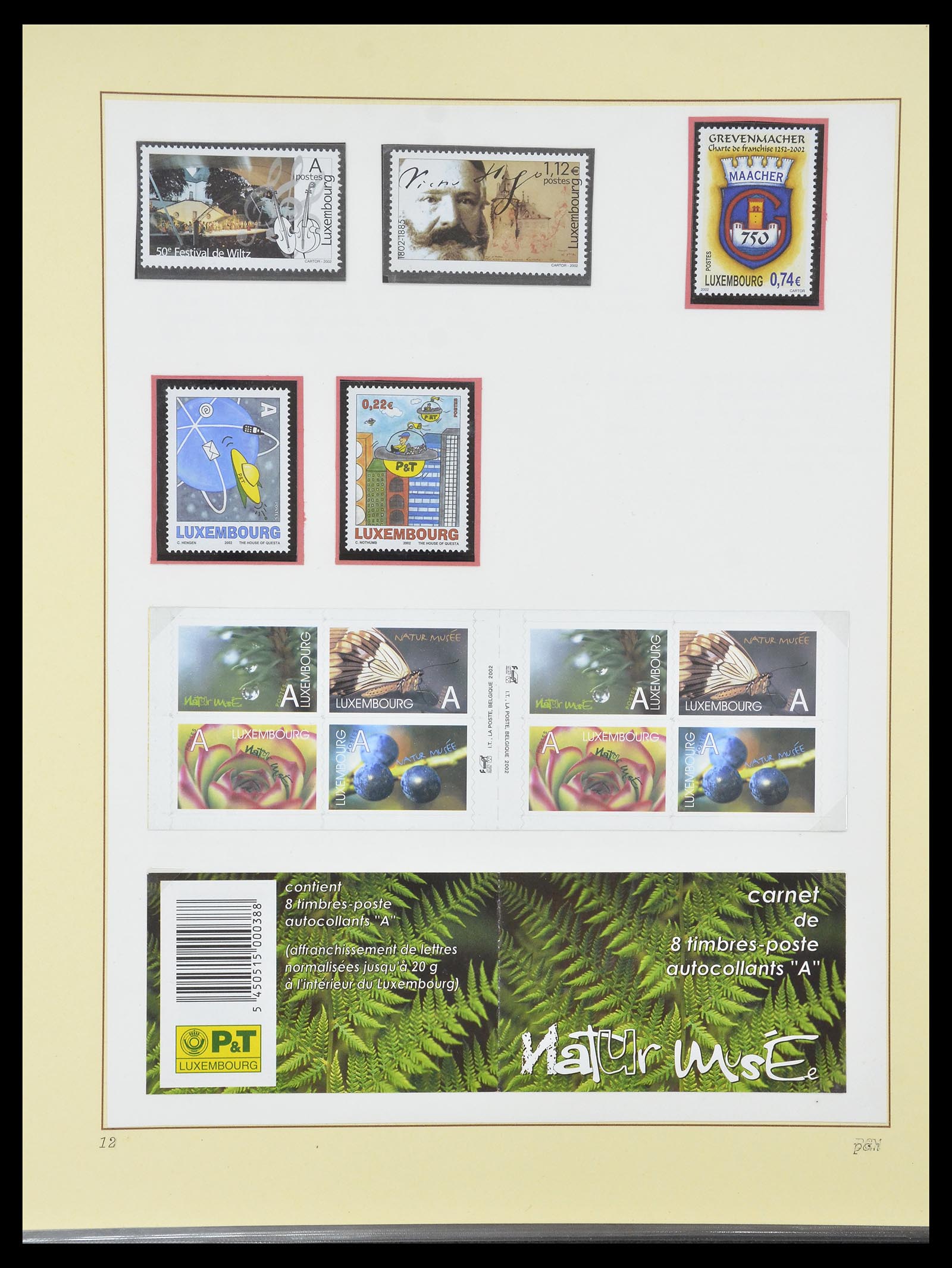 34620 174 - Postzegelverzameling 34620 Luxemburg 1906-2010.