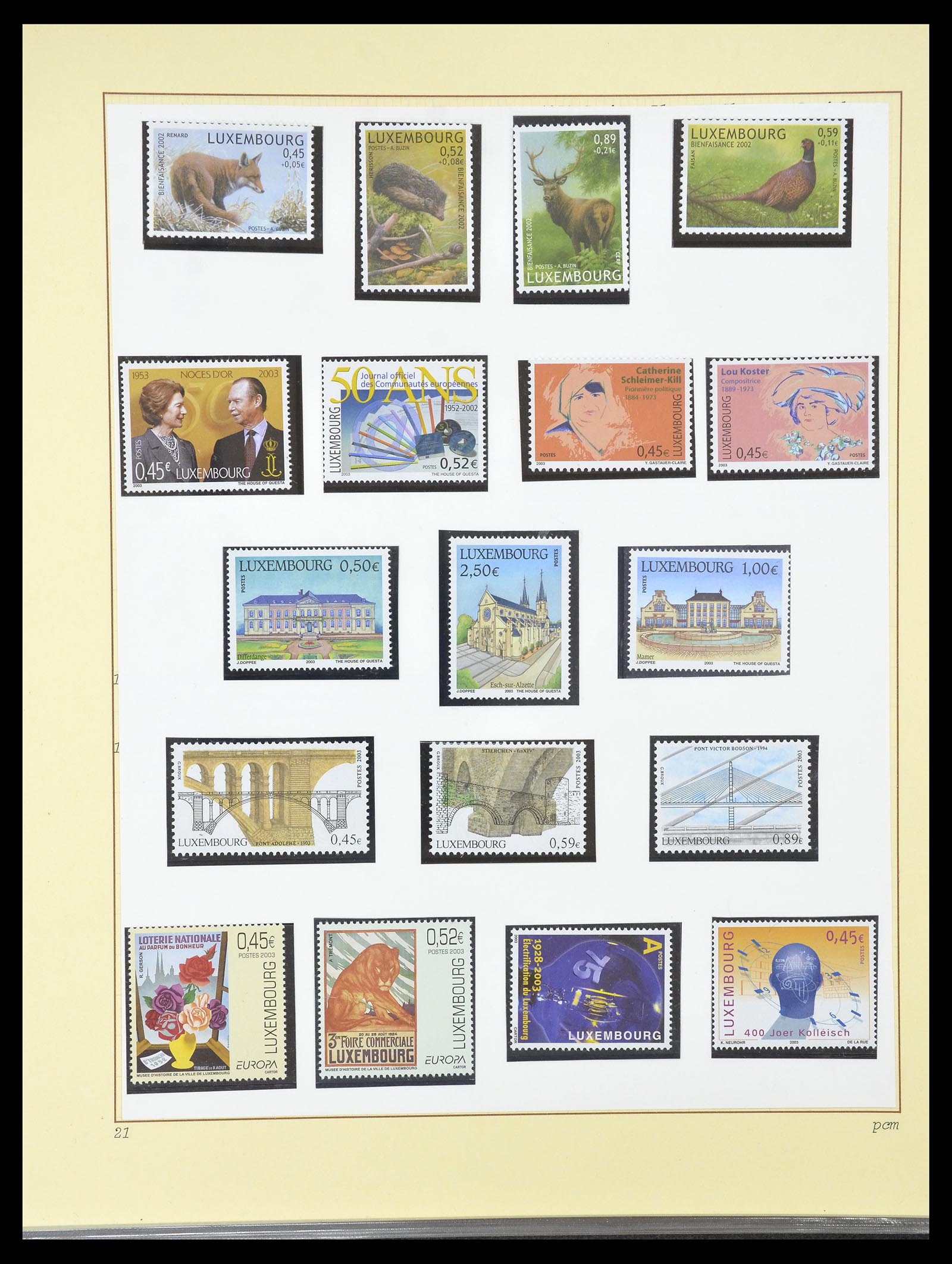34620 177 - Postzegelverzameling 34620 Luxemburg 1906-2010.
