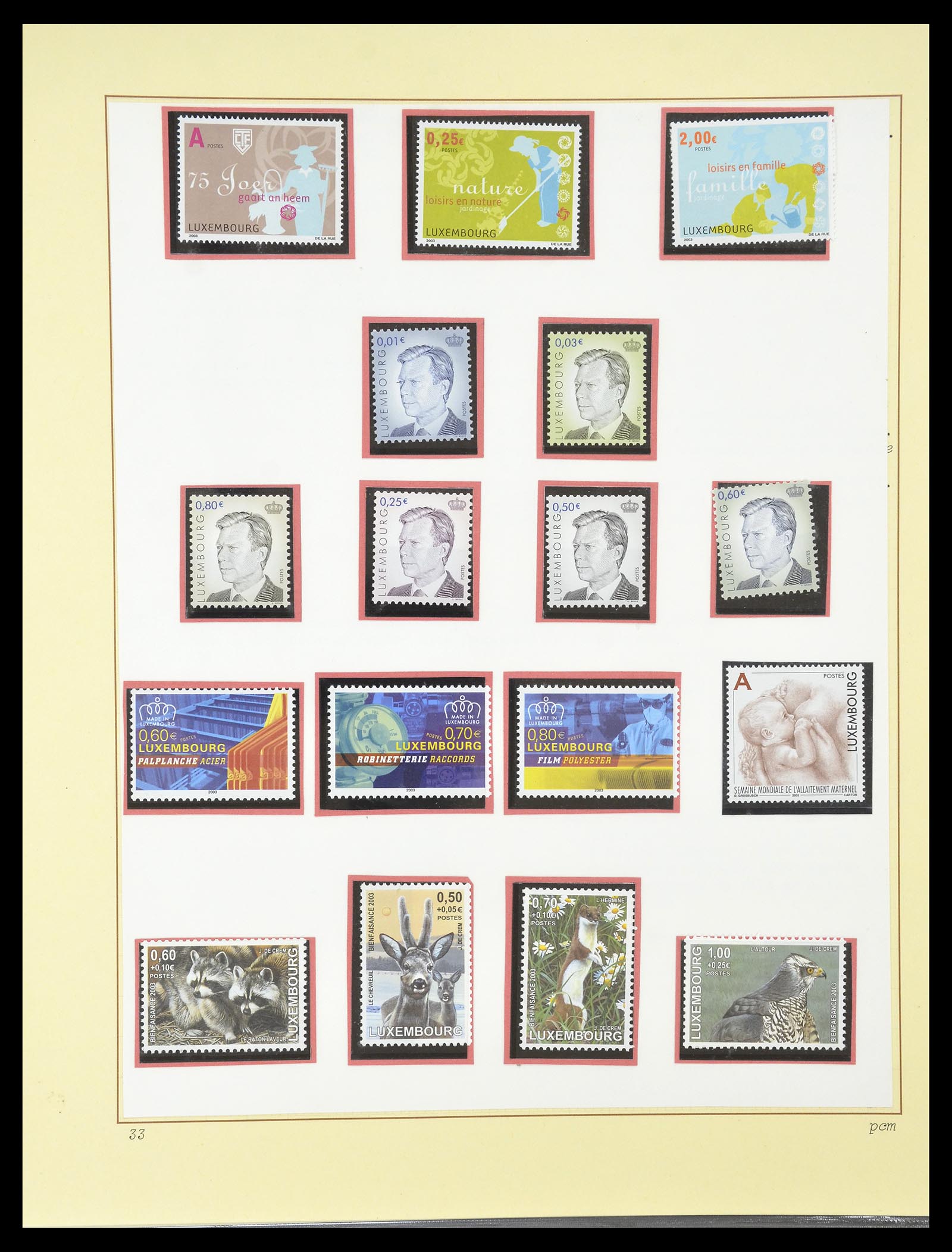34620 178 - Postzegelverzameling 34620 Luxemburg 1906-2010.